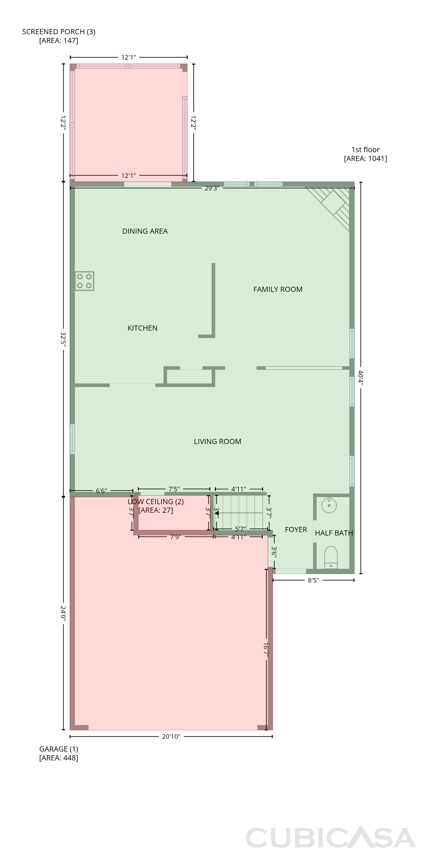 Main Floor of 252 Cameron St, Summerville, SC