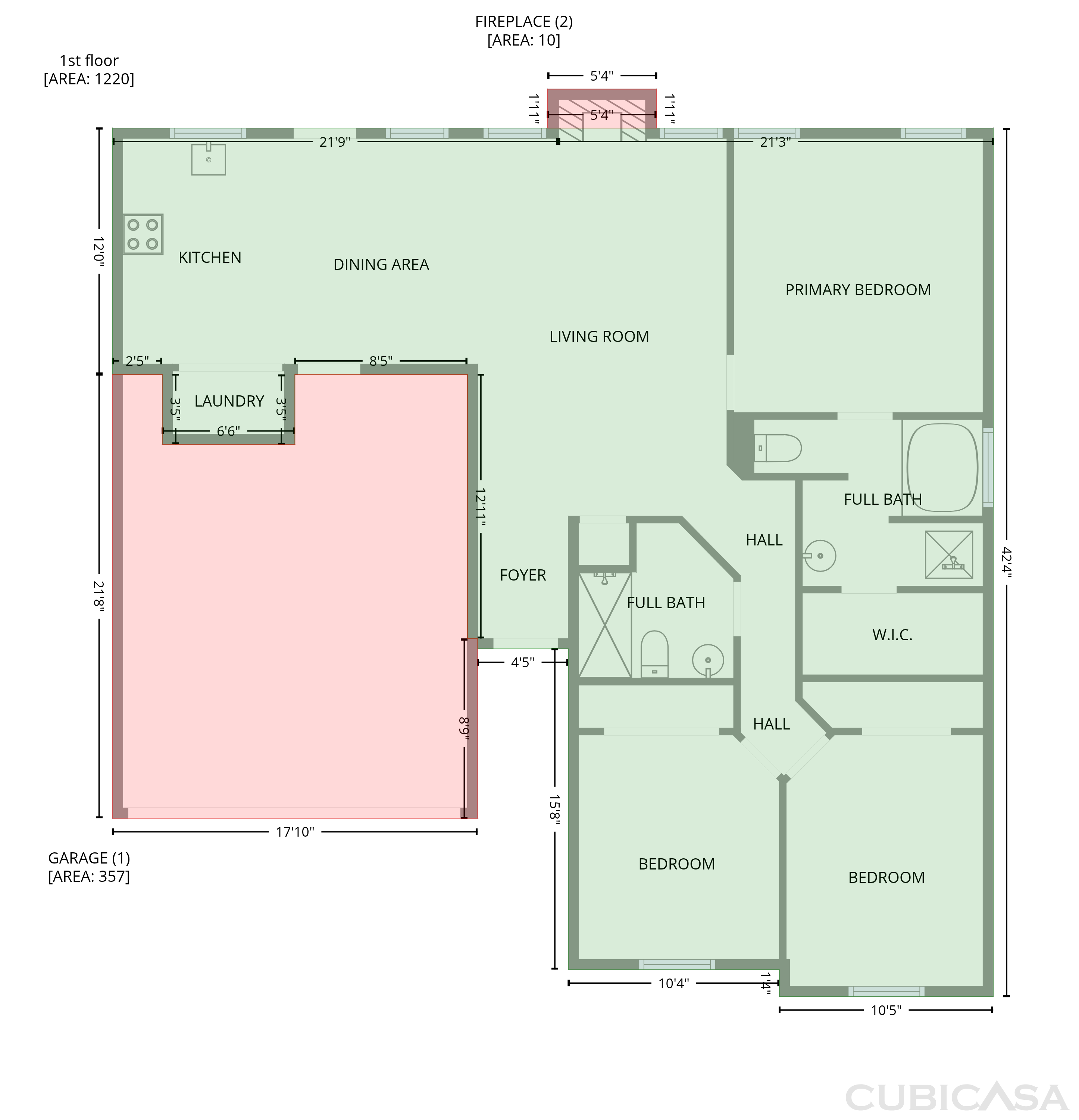 Main Floor of 3167 River Oak Rd, Decatur, GA