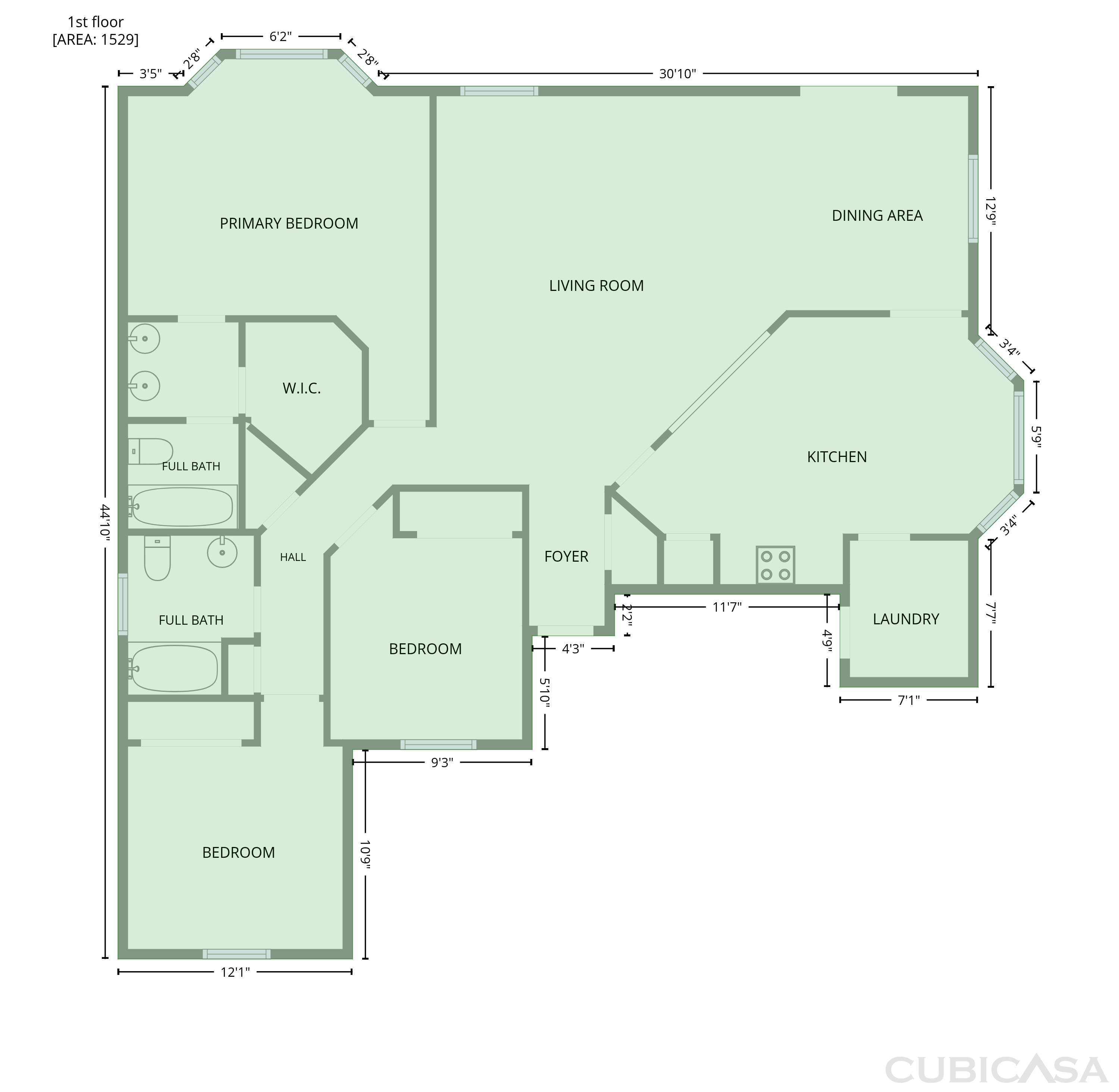 Main Floor of 220 Chestnut Ct, Kingsland, GA