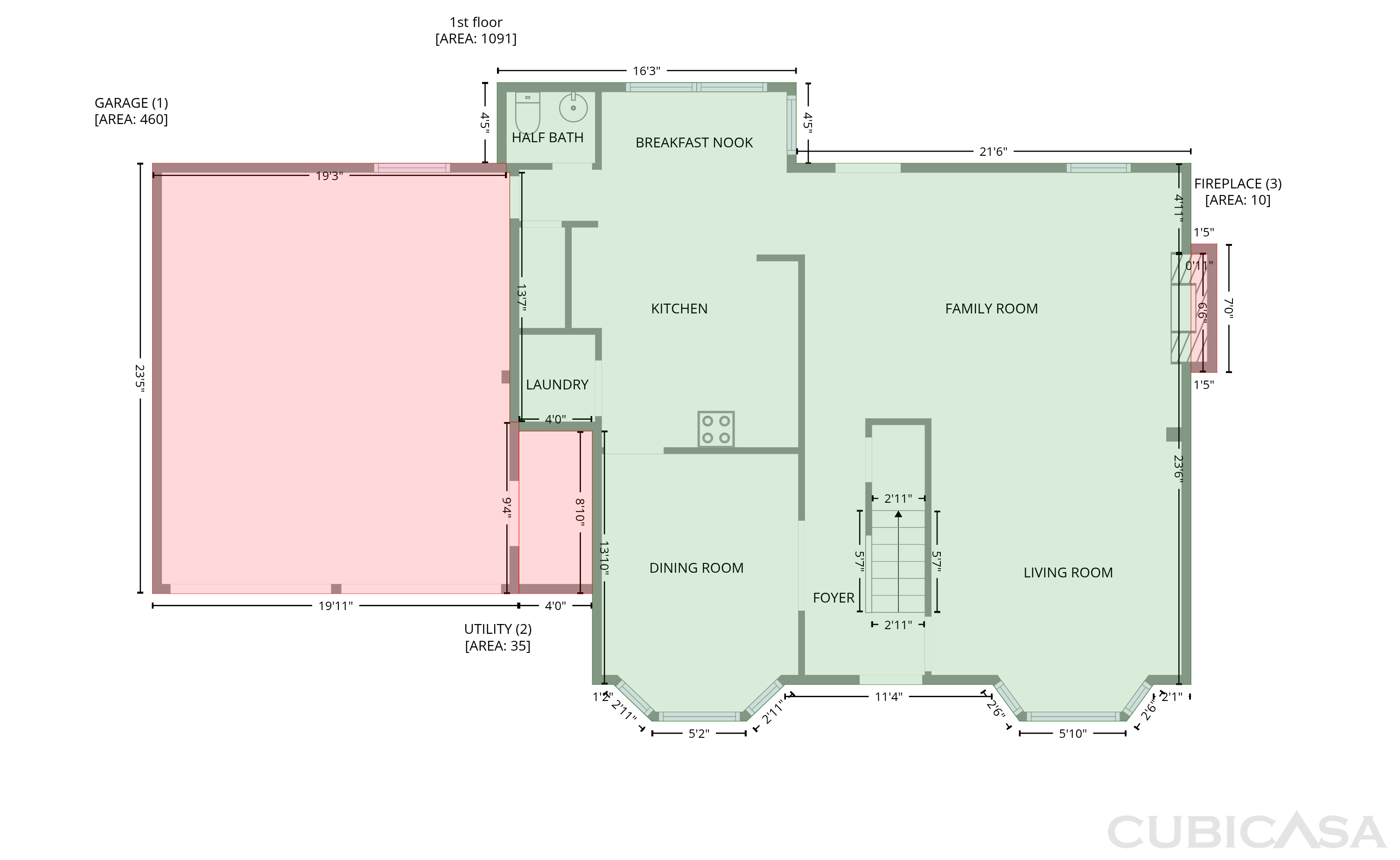 Main Floor of 1172 Dogwood Forest Dr NE, Marietta, GA