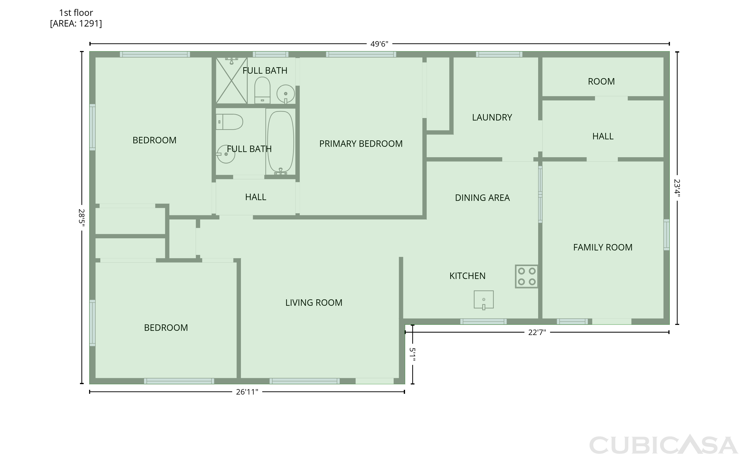 Main Floor of 1100 Carefree Cove Dr, Winter Haven, FL