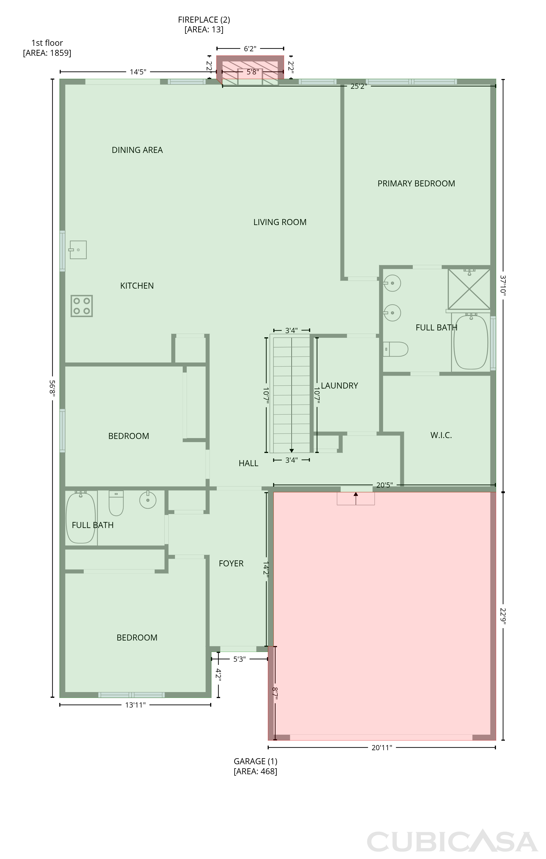 Second Floor of 1034 Sweet River Dr, Saint Paul, MO
