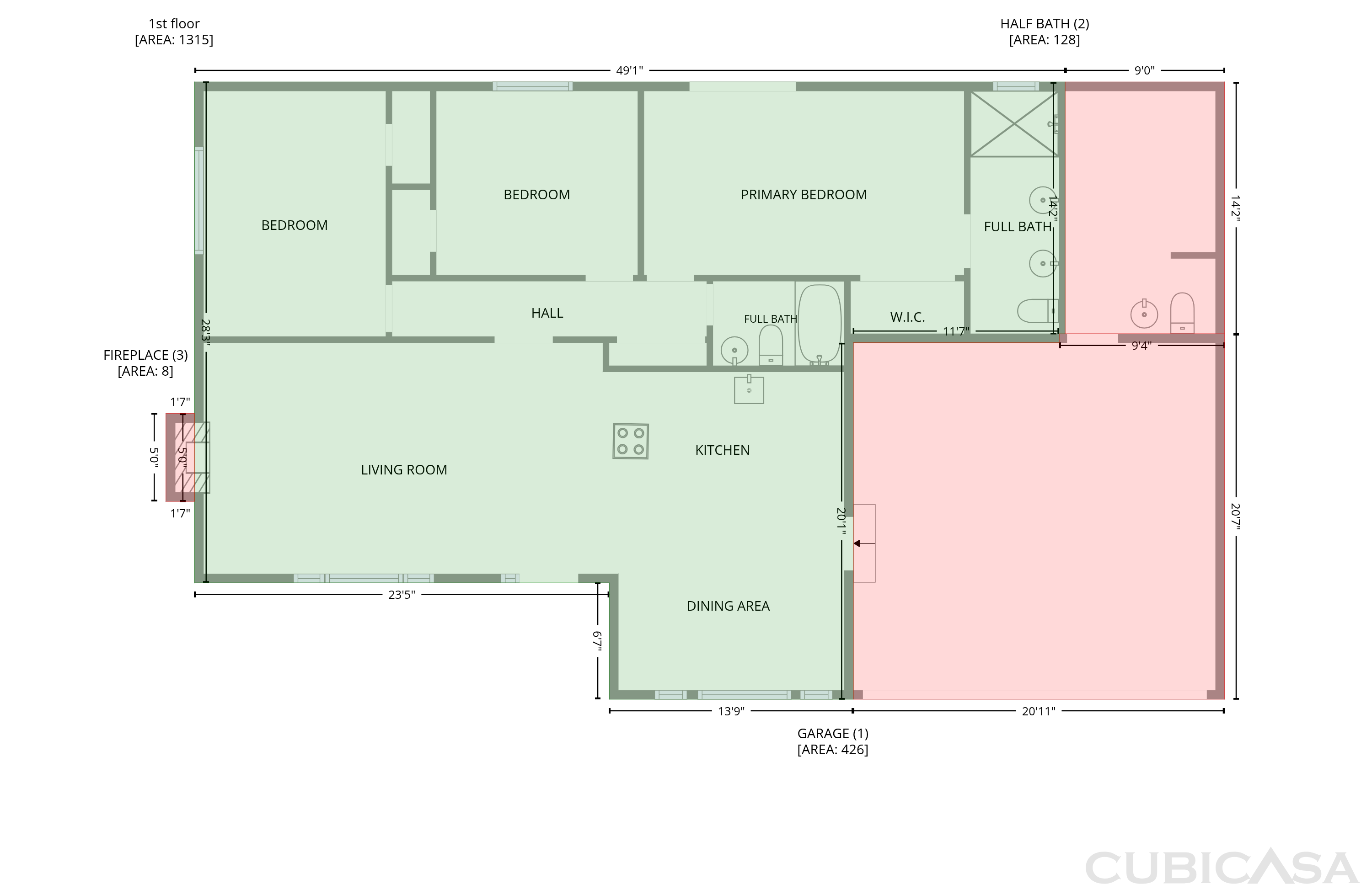 Main Floor of 8266 Streng Ave, Citrus Heights, CA