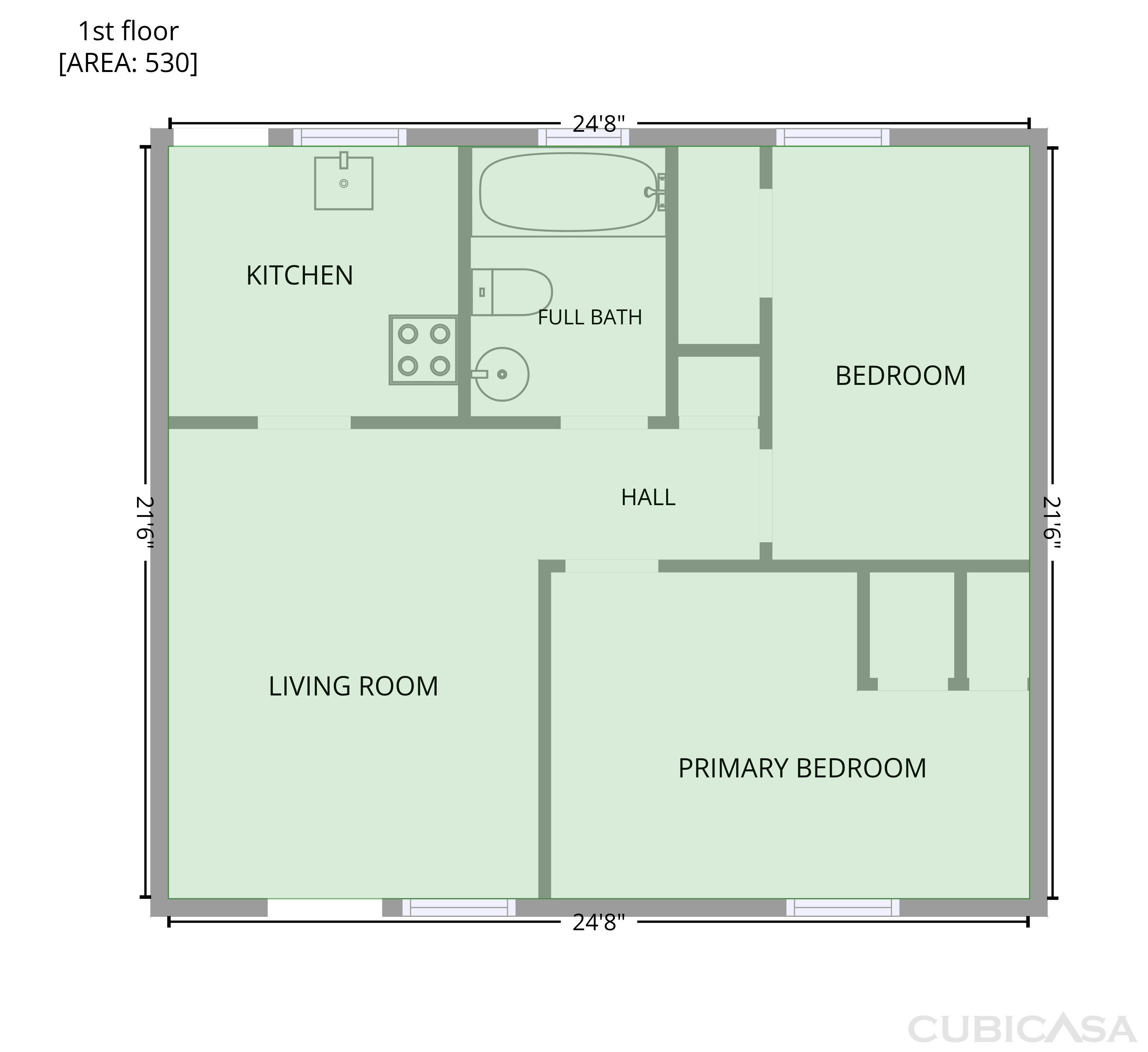 Main Floor of 561 Formwalt St SW, Atlanta, GA
