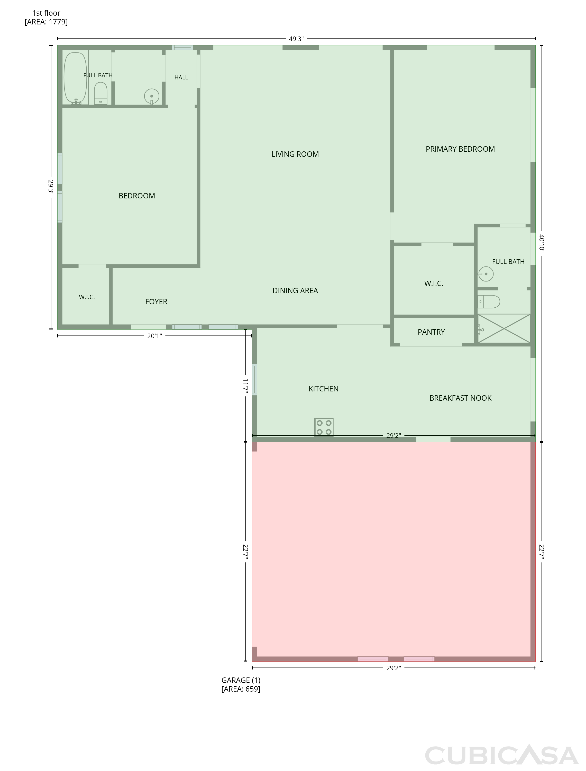 Main Floor of 8022 Timber Lake Ln, Sarasota, FL