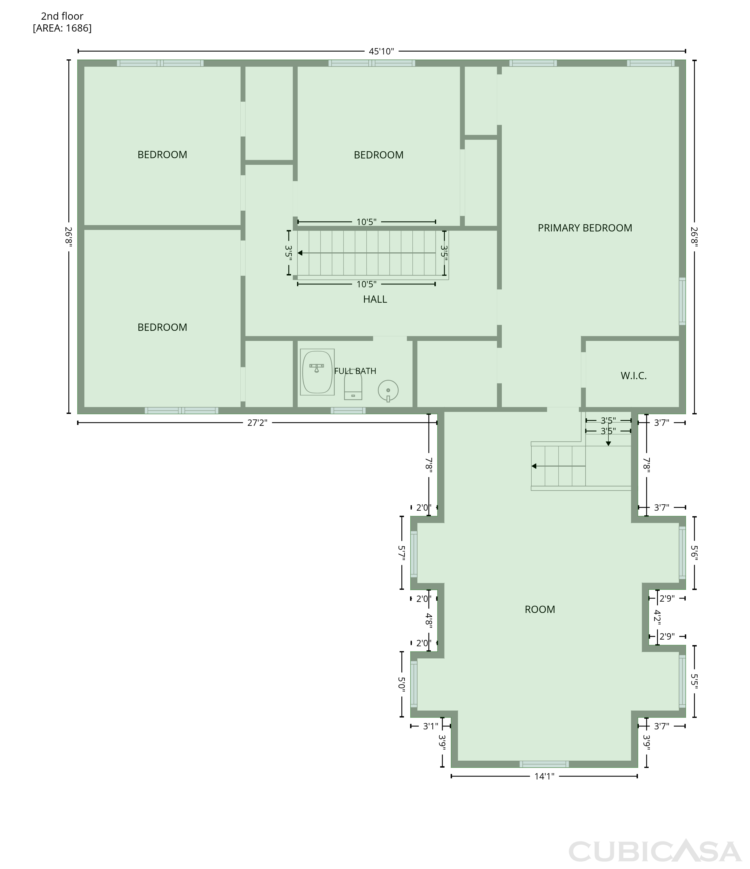 Second Floor of 2215 Angela Dr SW, Lilburn, GA