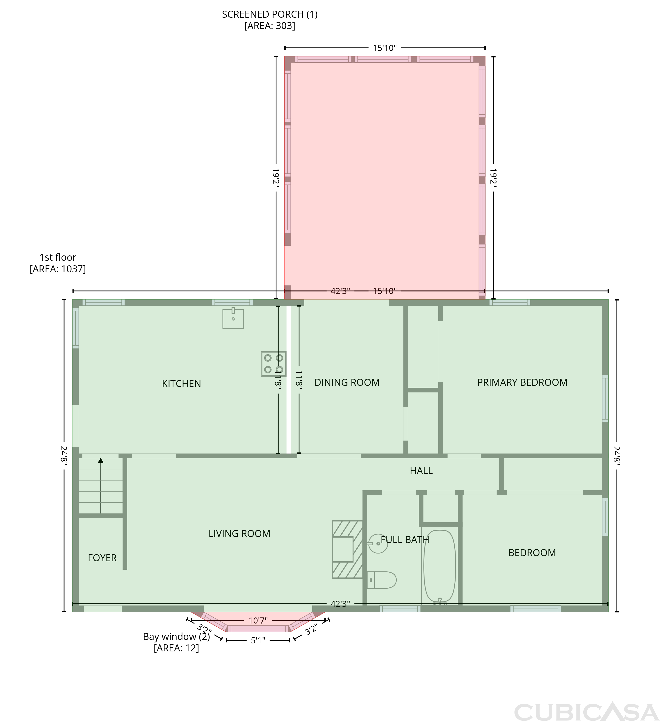 Second Floor of 6180 6th St NE, Fridley, MN