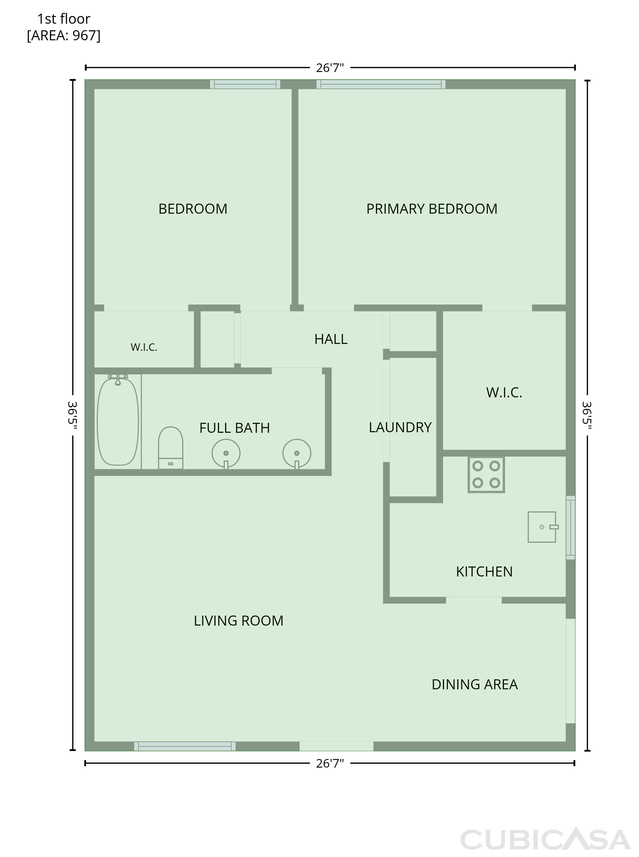 Main Floor of 1725 N Date, Mesa, AZ