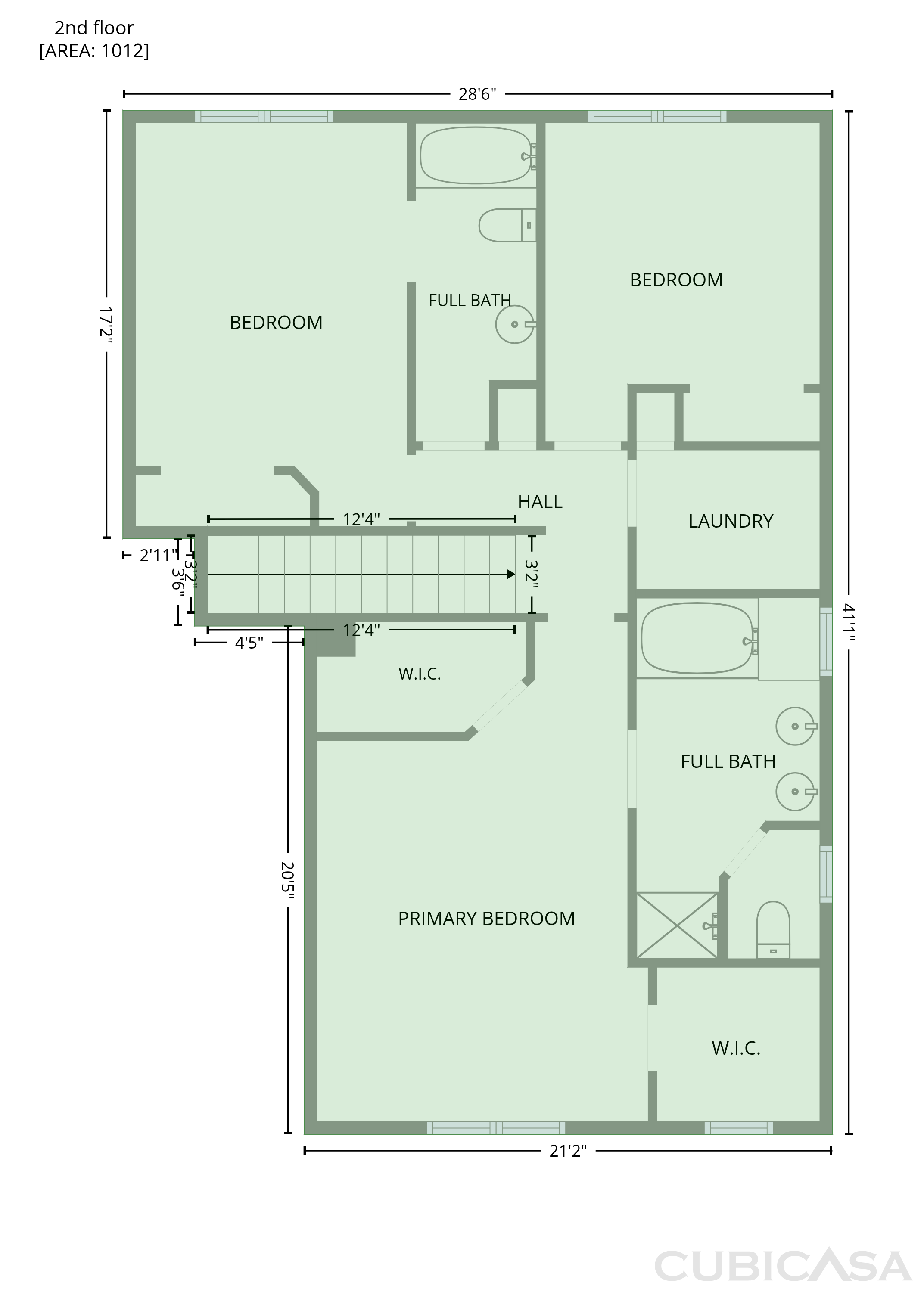 Second Floor of 8408 Aztec Dawn Ct, Raleigh, NC