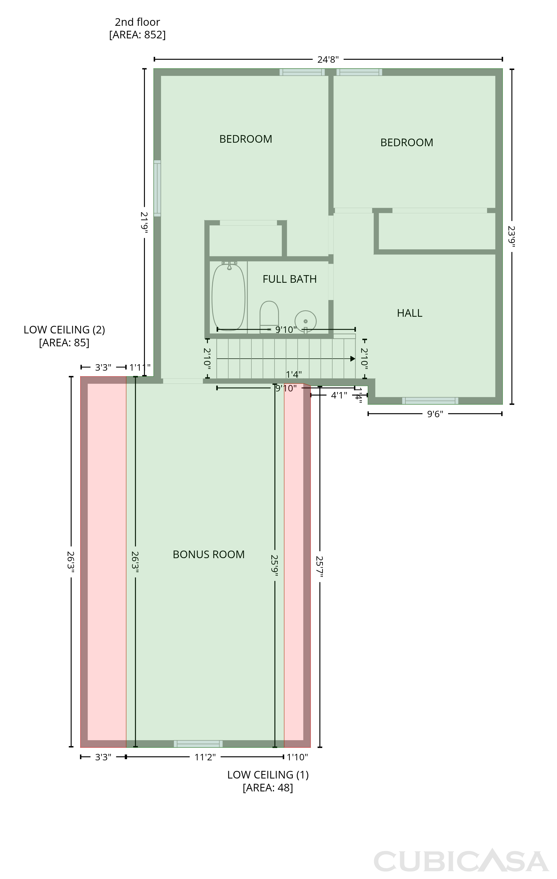 Second Floor of 106 Woodfield Ln, Cherryville, NC
