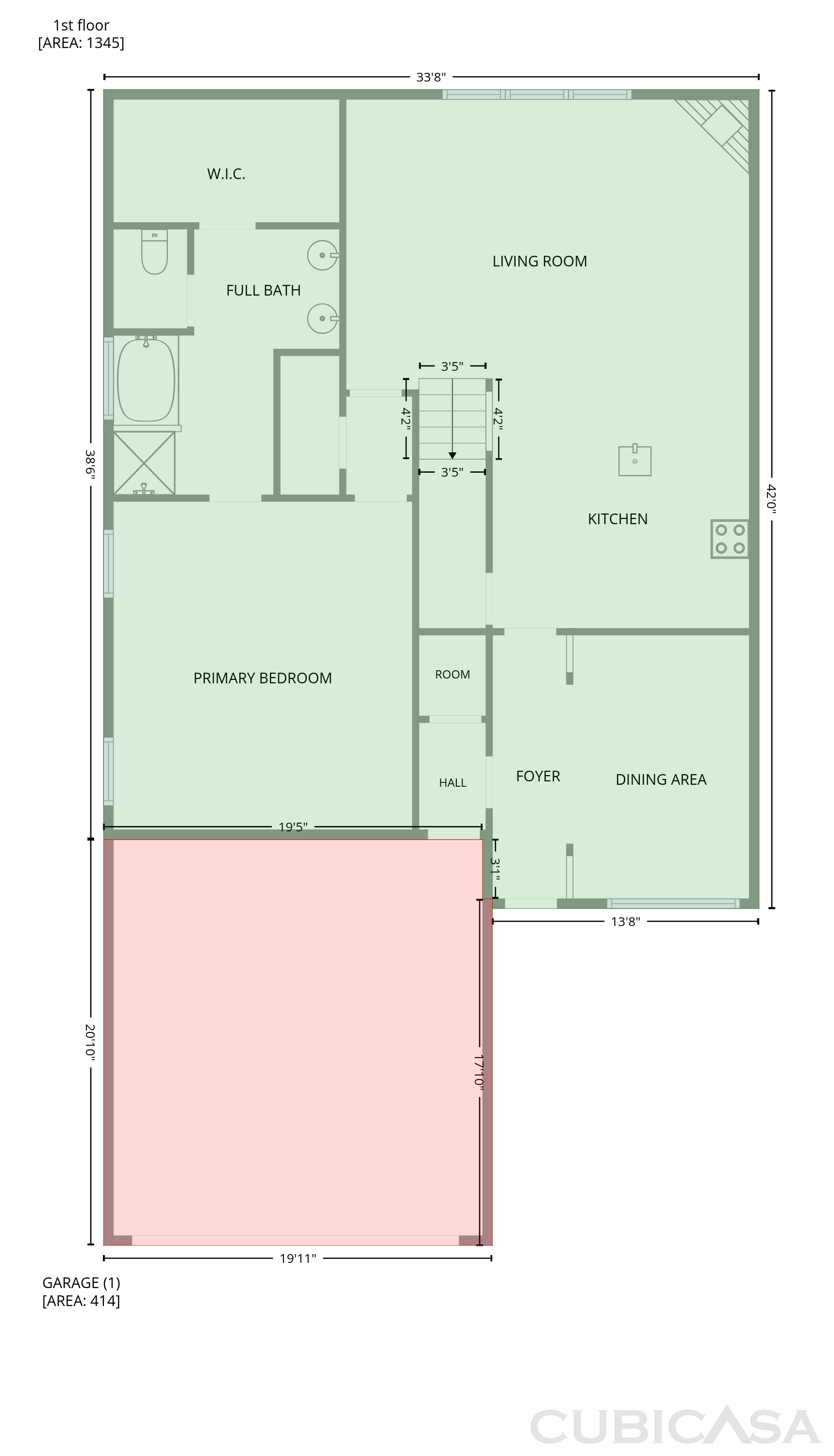 Main Floor of 14414 Darrah Dr, Houston, TX
