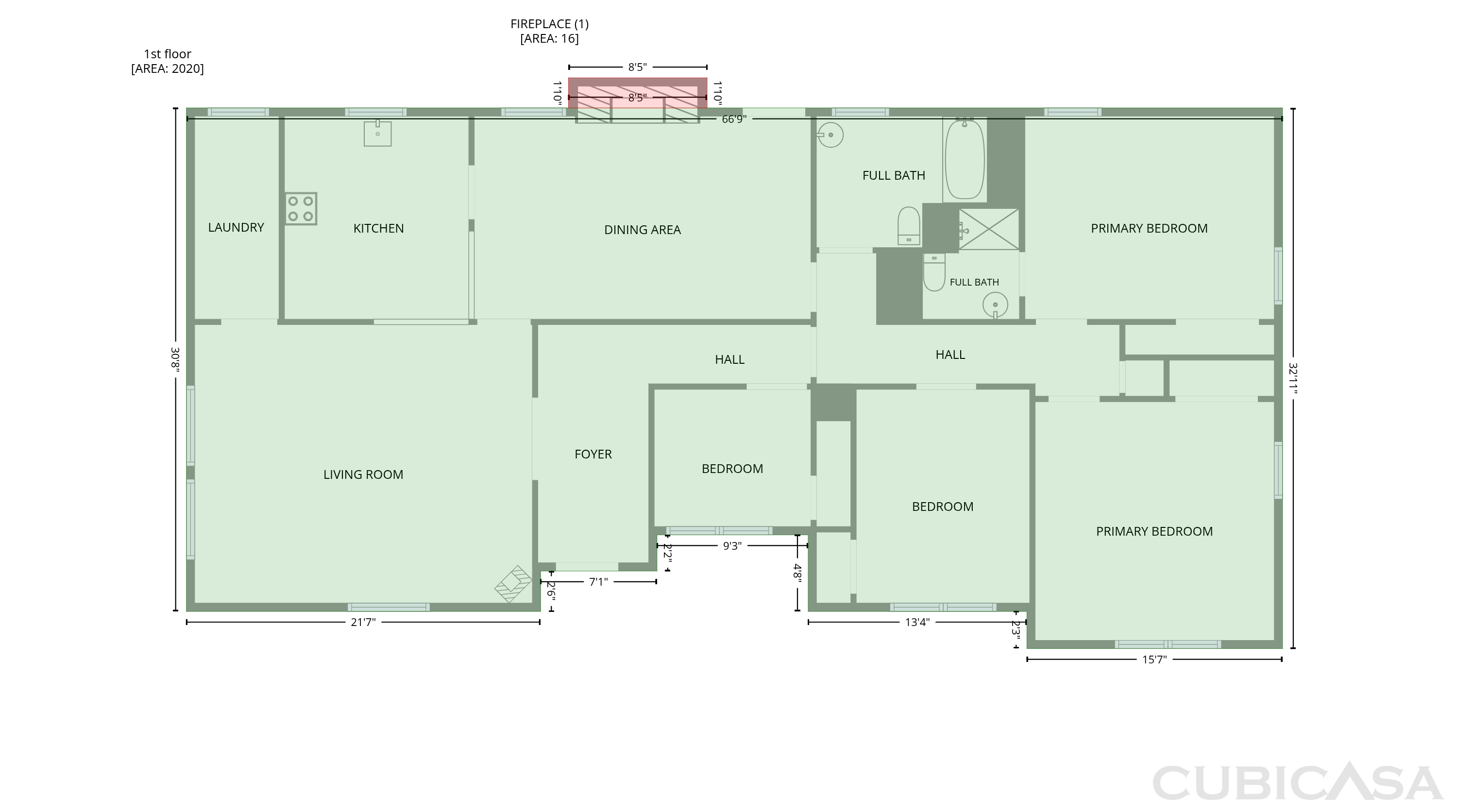 Main Floor of 6732 County Road 50, Jemison, AL