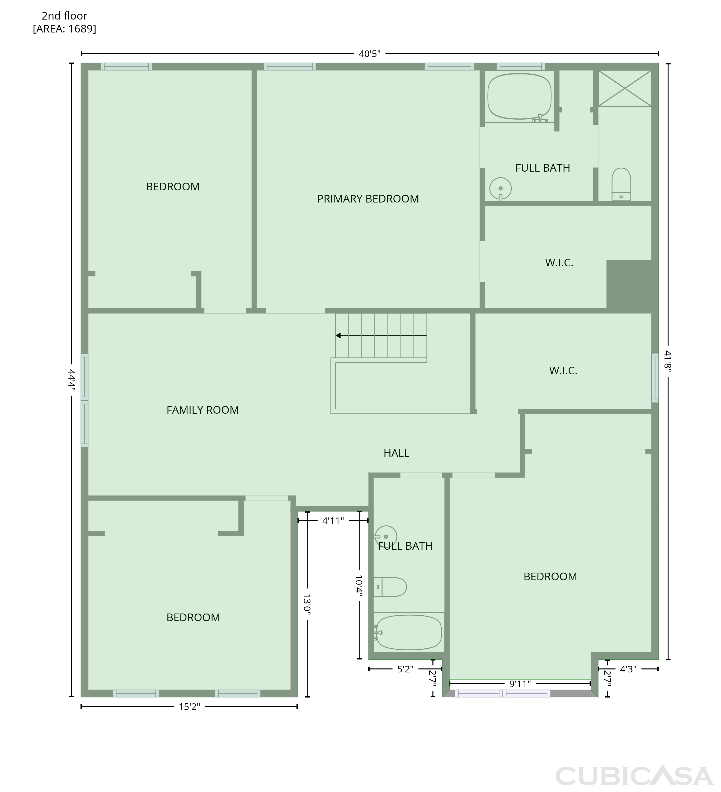 Second Floor of 1103 Boxwood Ln, Greenwood, IN