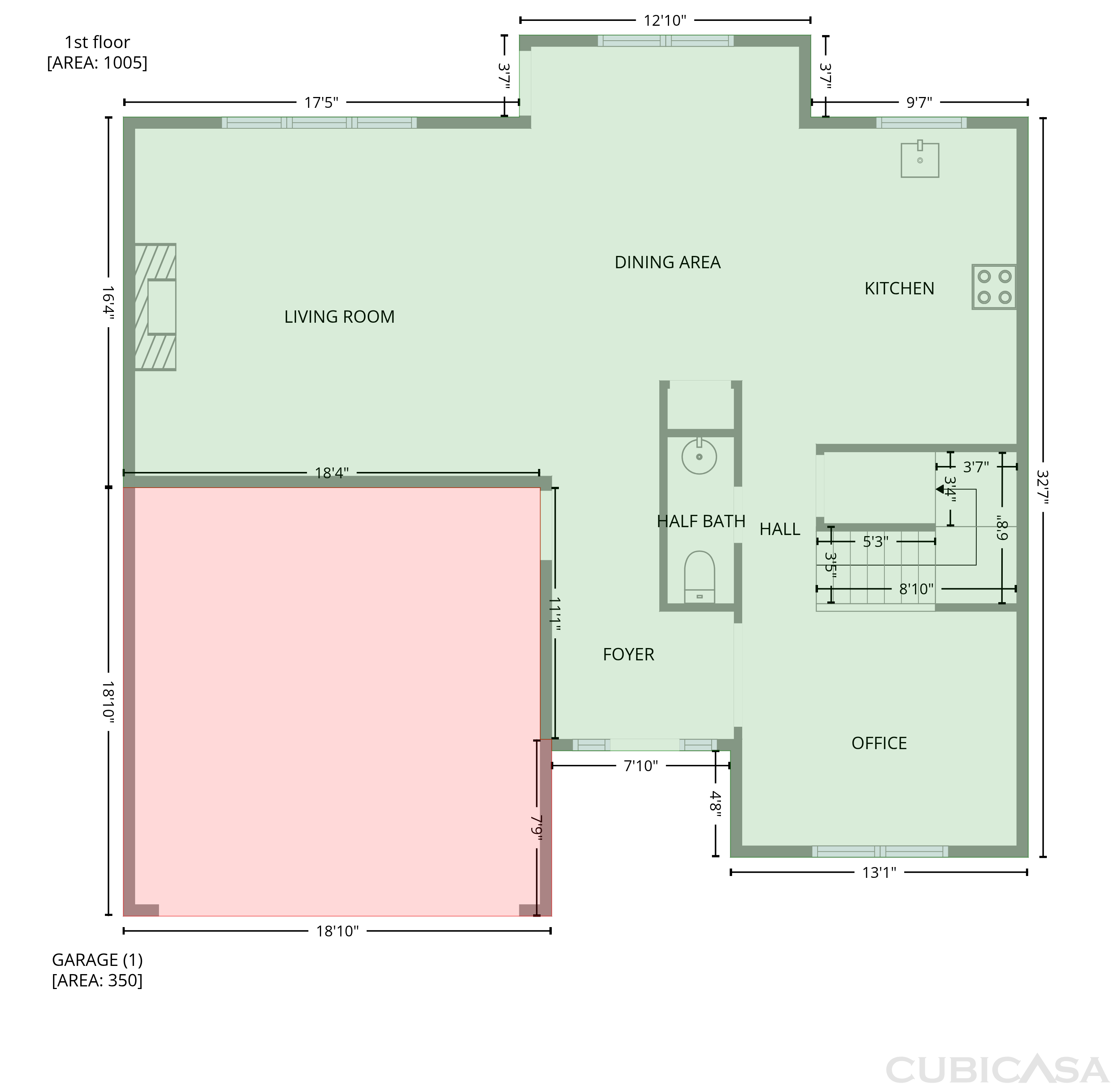 Main Floor of 9518 Rushmore Cir, Braselton, GA
