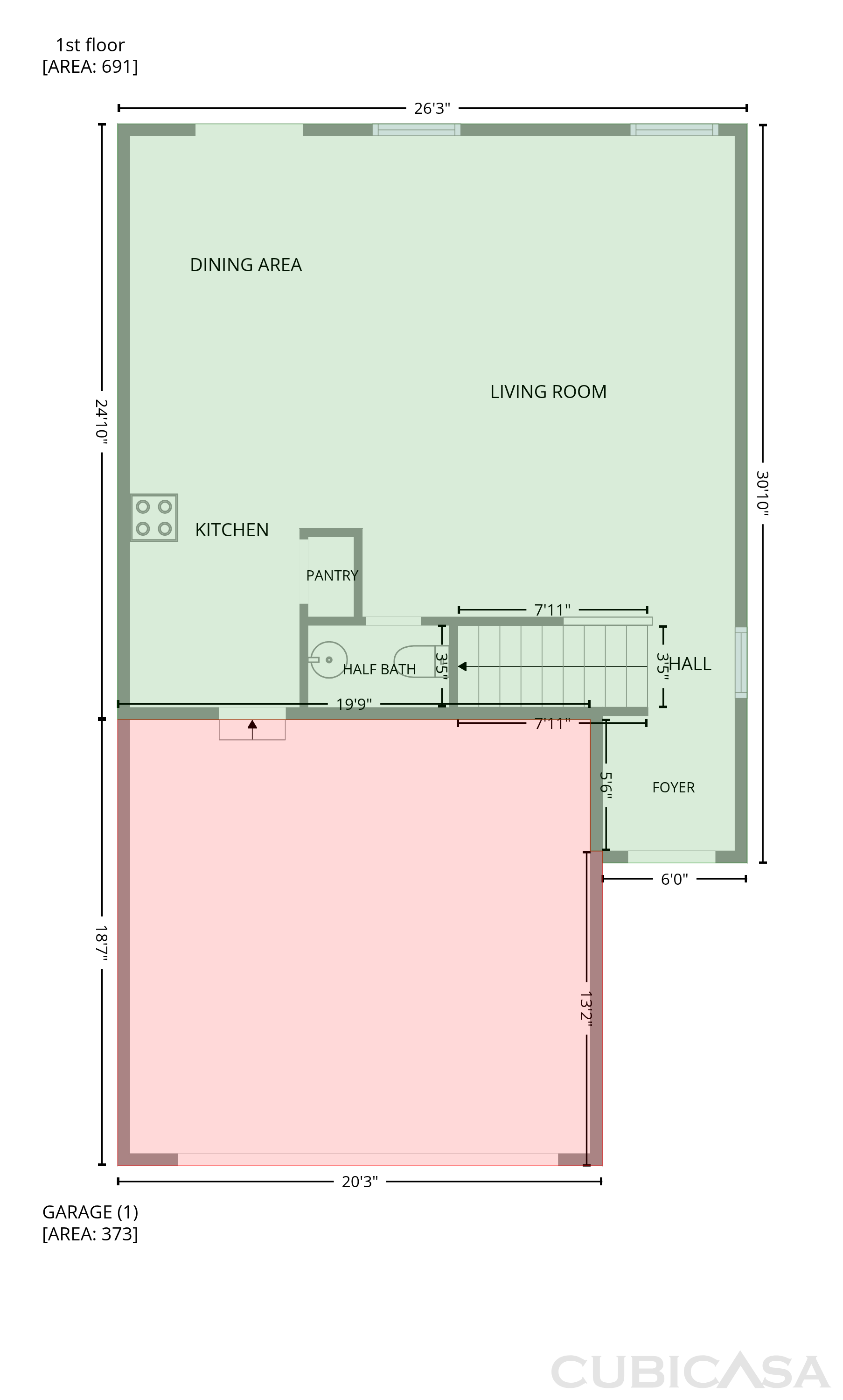 Main Floor of 1140 Winding Creek Rd, Salisbury, NC