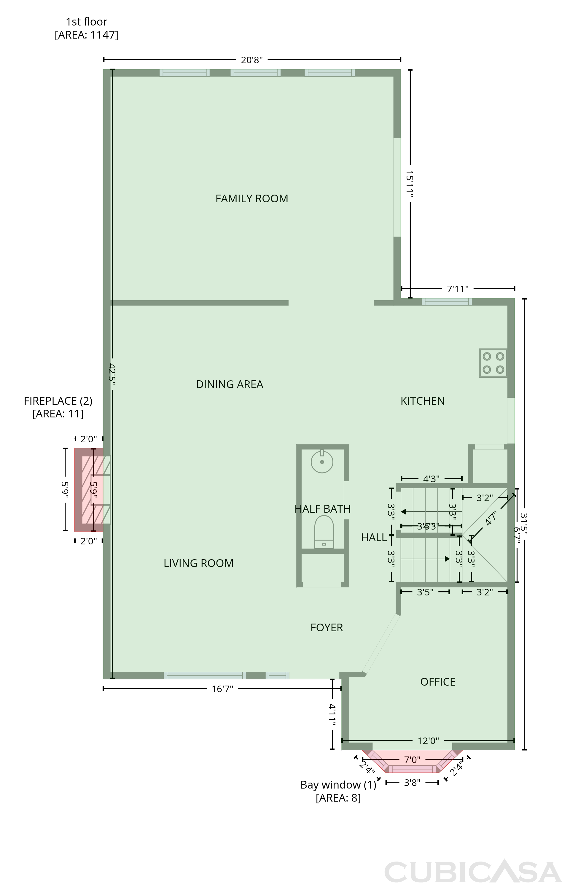 Second Floor of 880 Mill St, Ortonville, MI