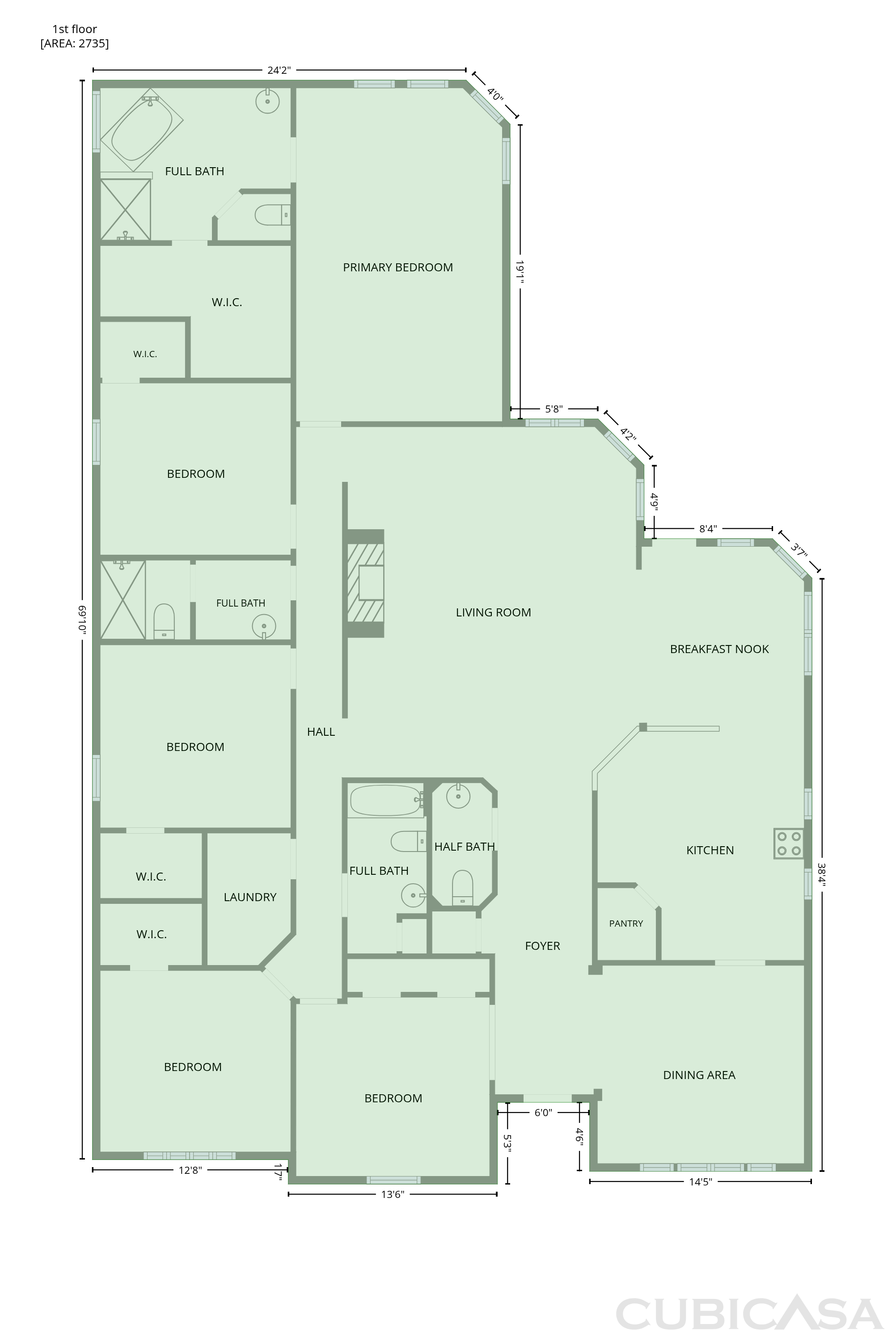 Main Floor of 11502 Havard Oaks Dr, Houston, TX