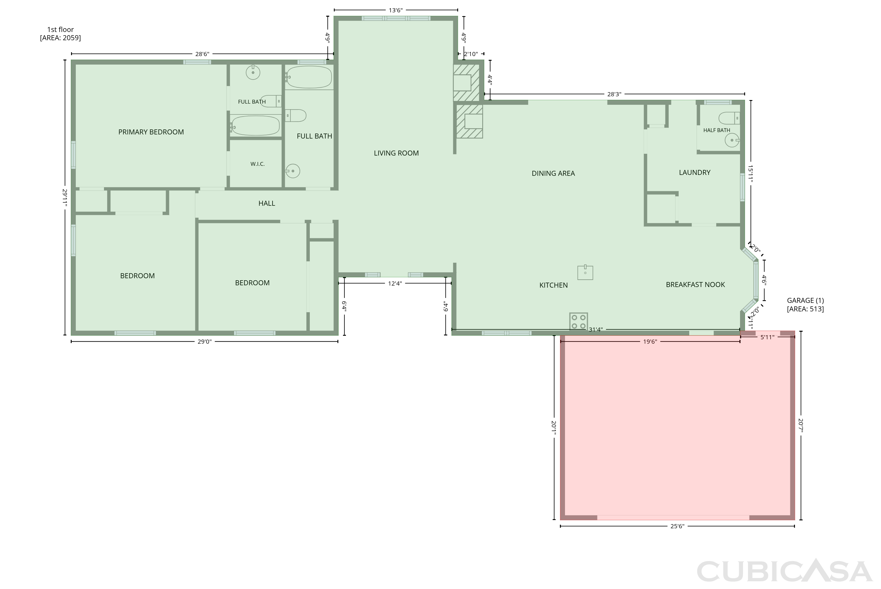Main Floor of 2160 De Las Flores Ave, Bartow, FL