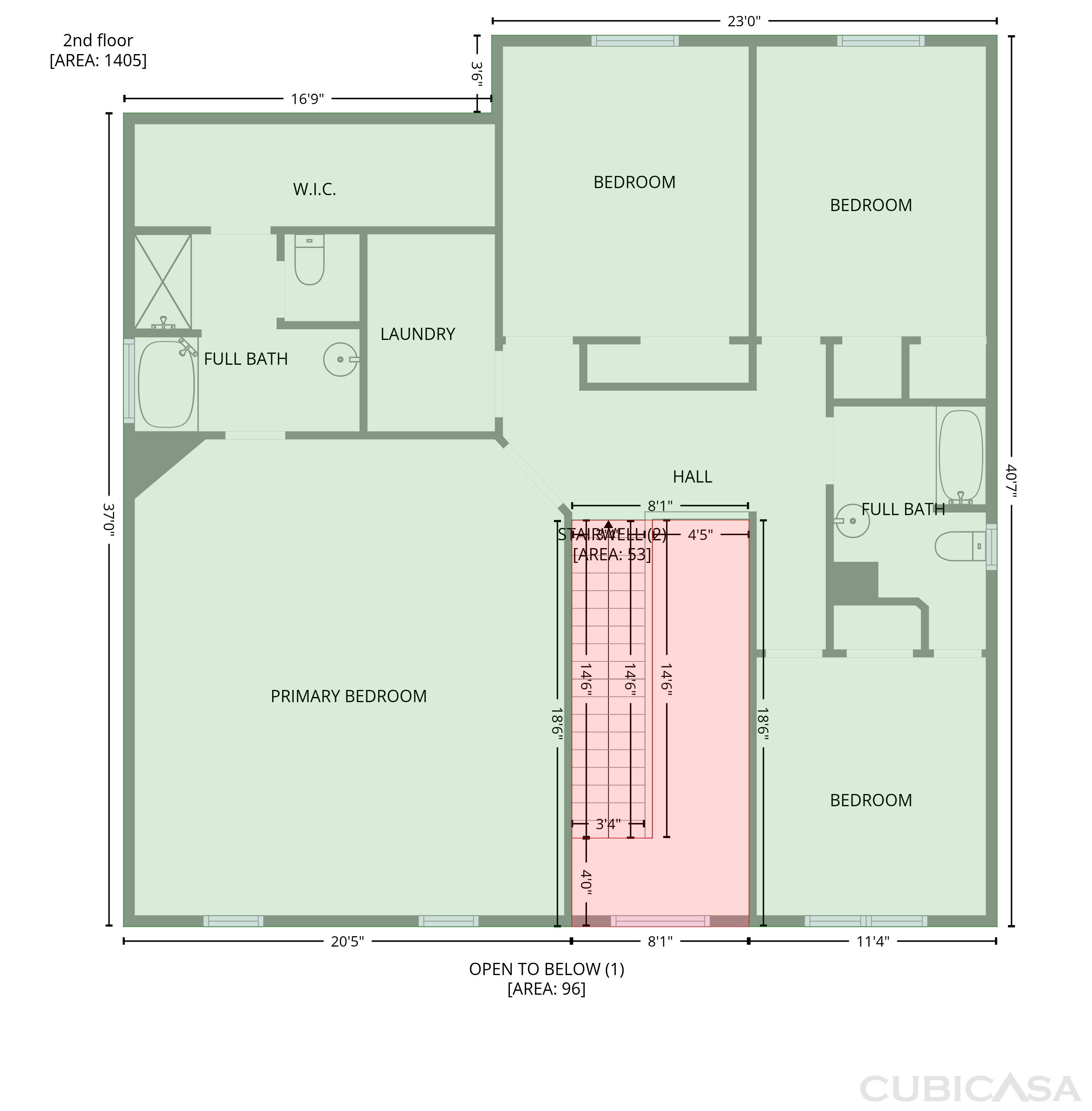 Third Floor of 672 Mill Creek Trl, Jonesboro, GA