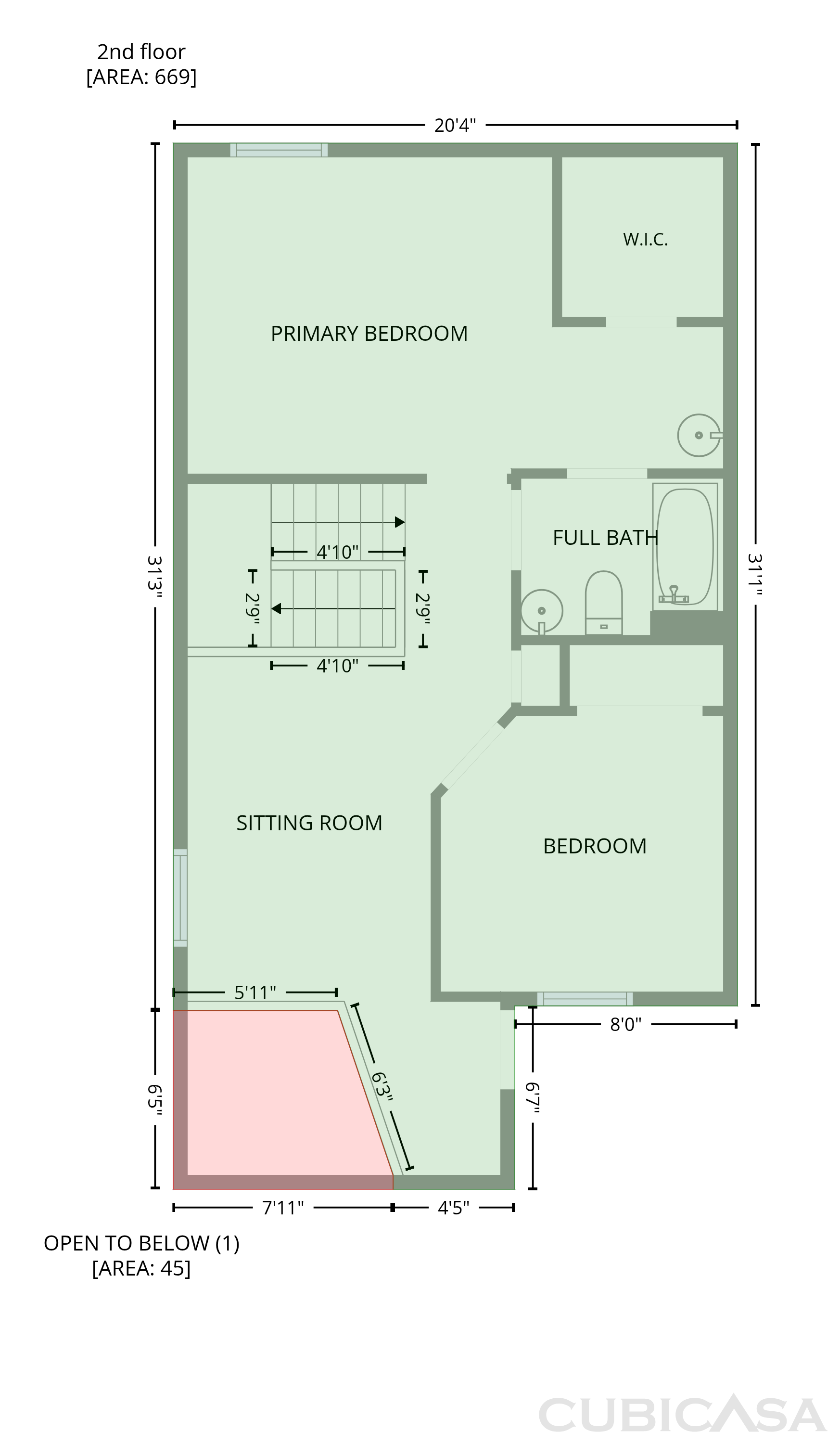 Second Floor of 6601 Bobtail Dr, Colorado Springs, CO