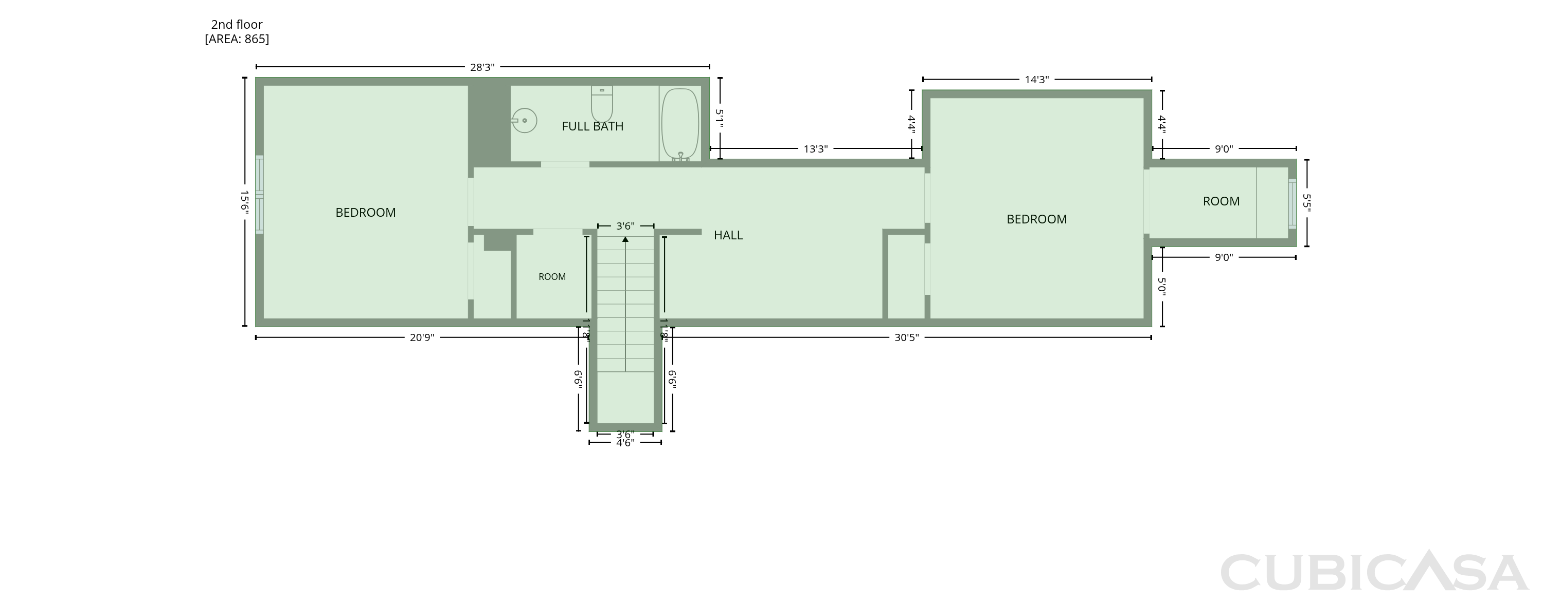 Third Floor of 5344 Forest Springs Dr, Atlanta, GA