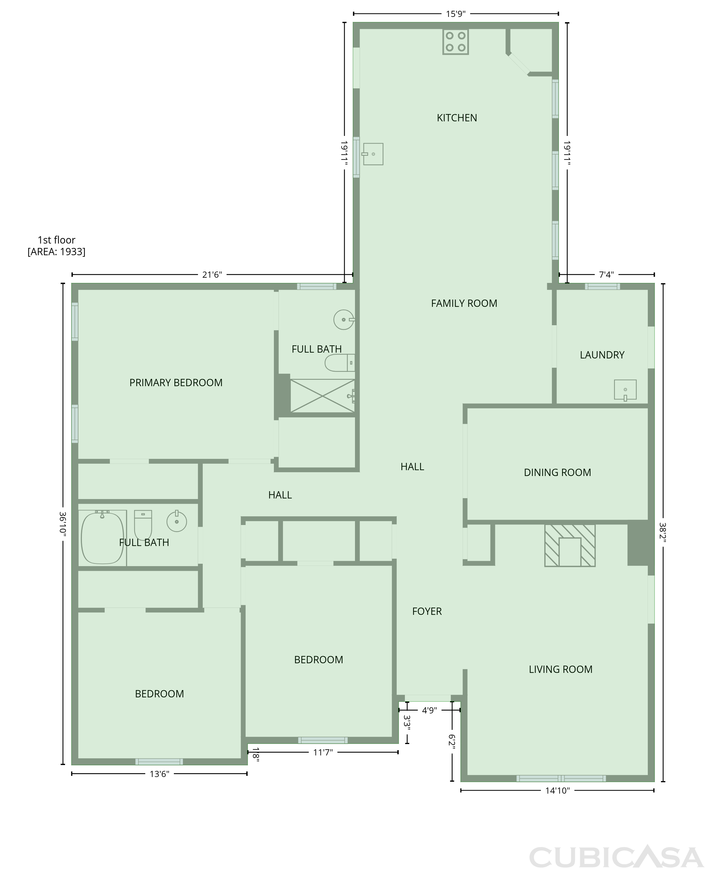 Main Floor of 320 33rd St SW, Paris, TX
