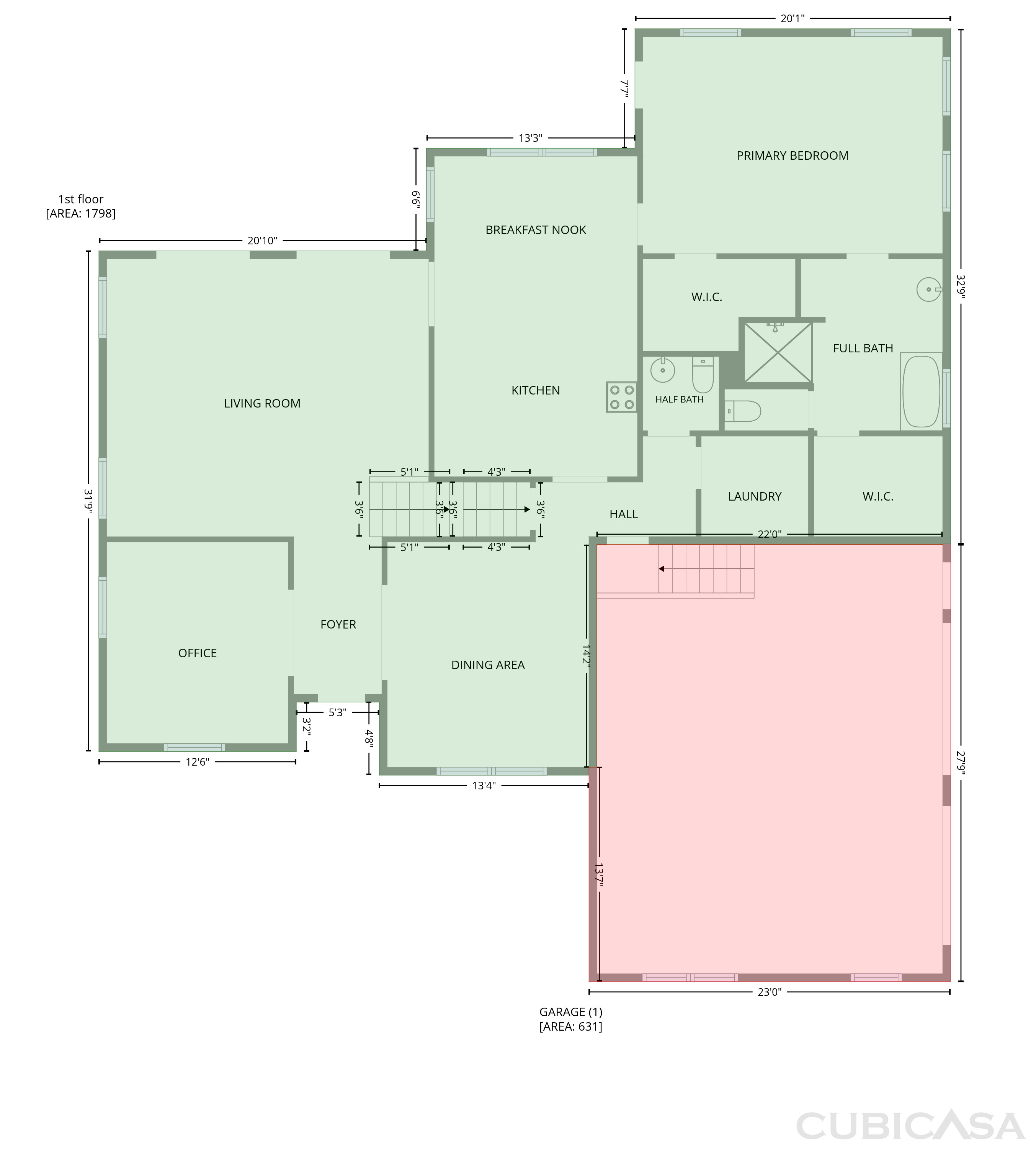 Second Floor of 1345 Barker Dr, Randleman, NC