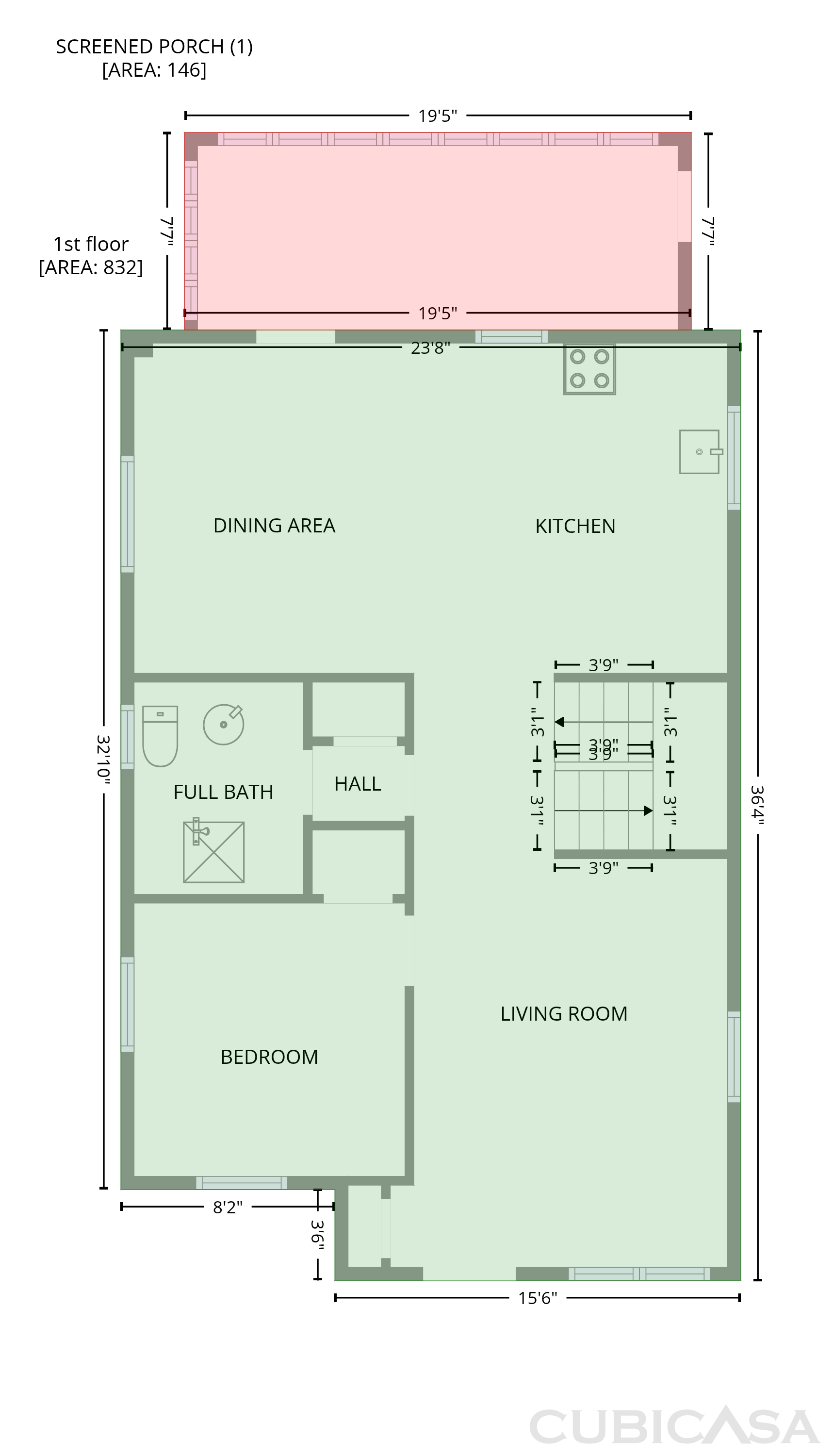 Second Floor of 1509 Center St, Des Plaines, IL