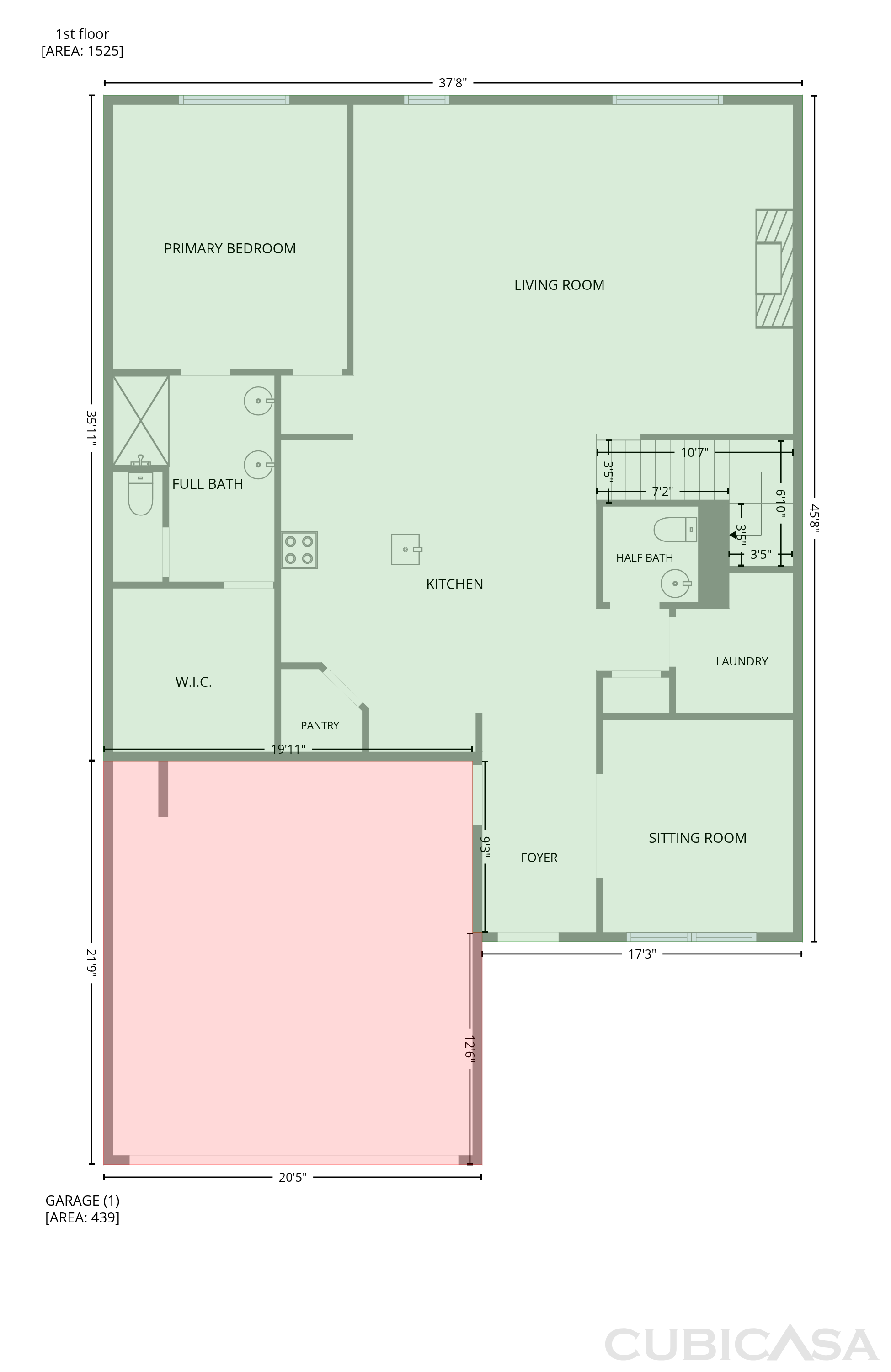 Main Floor of 109 S Stonemill Trl, Clayton, NC