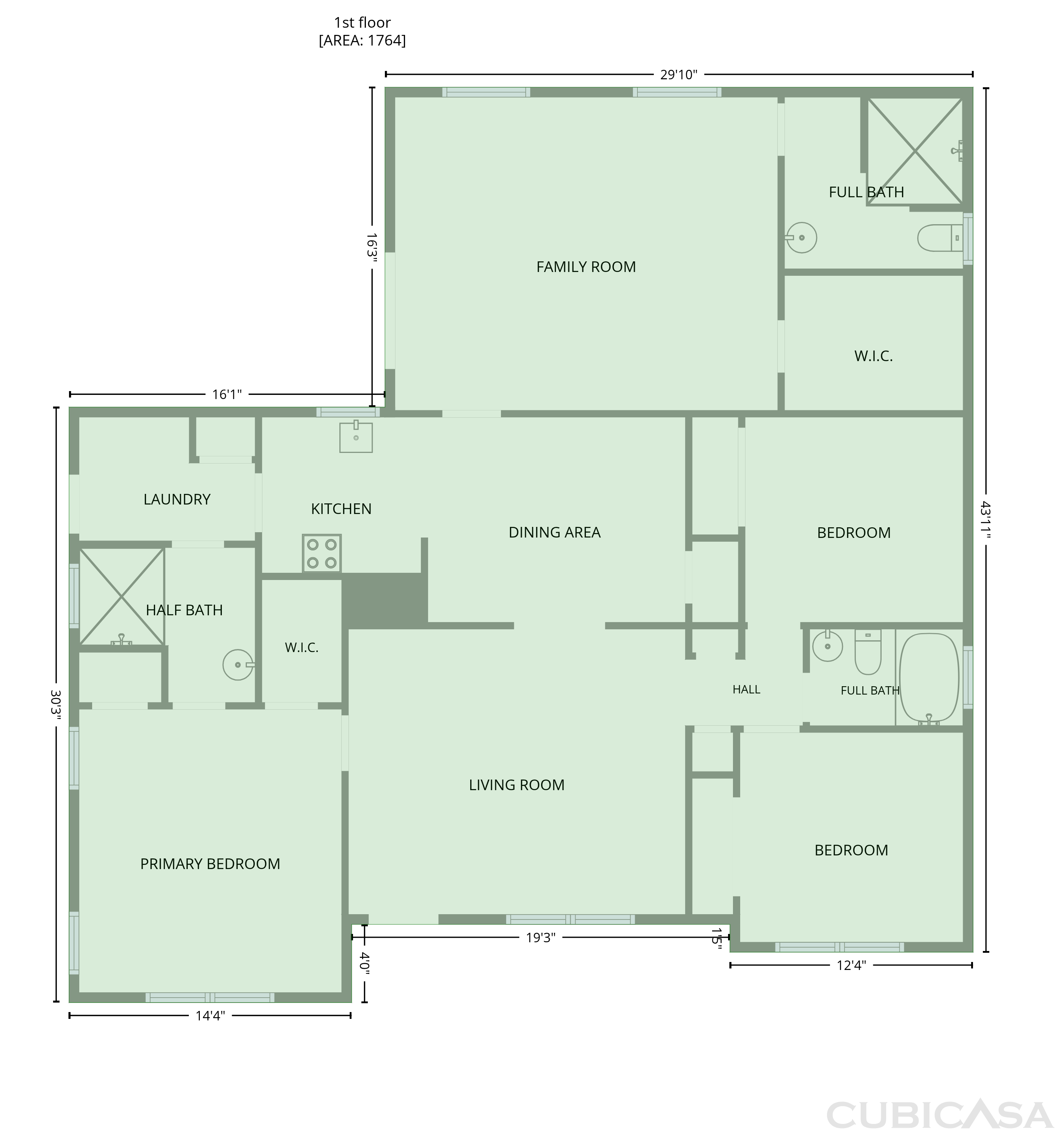 Main Floor of 3705 Griffith Rd, Monroe, NC
