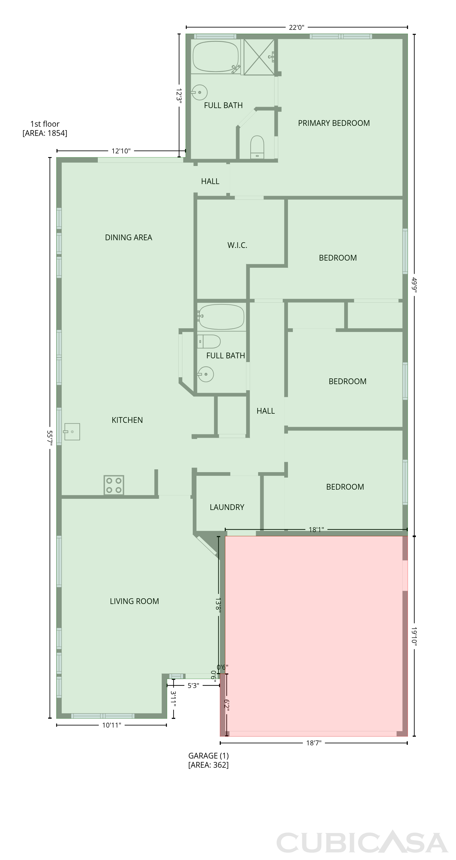 Main Floor of 18184 W Desert Blossom Dr, Goodyear, AZ