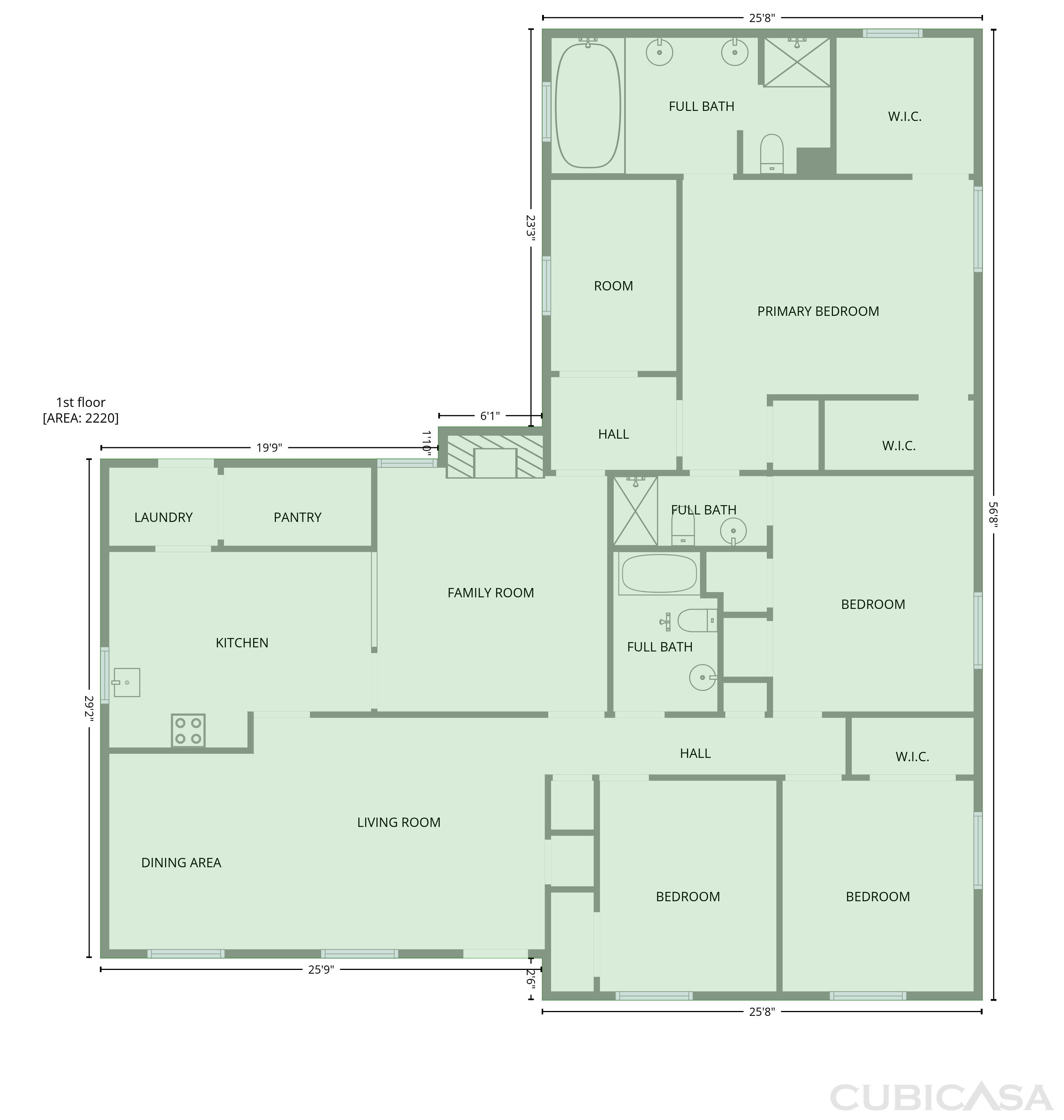 Main Floor of 1512 Buckingham Ave, Gastonia, NC