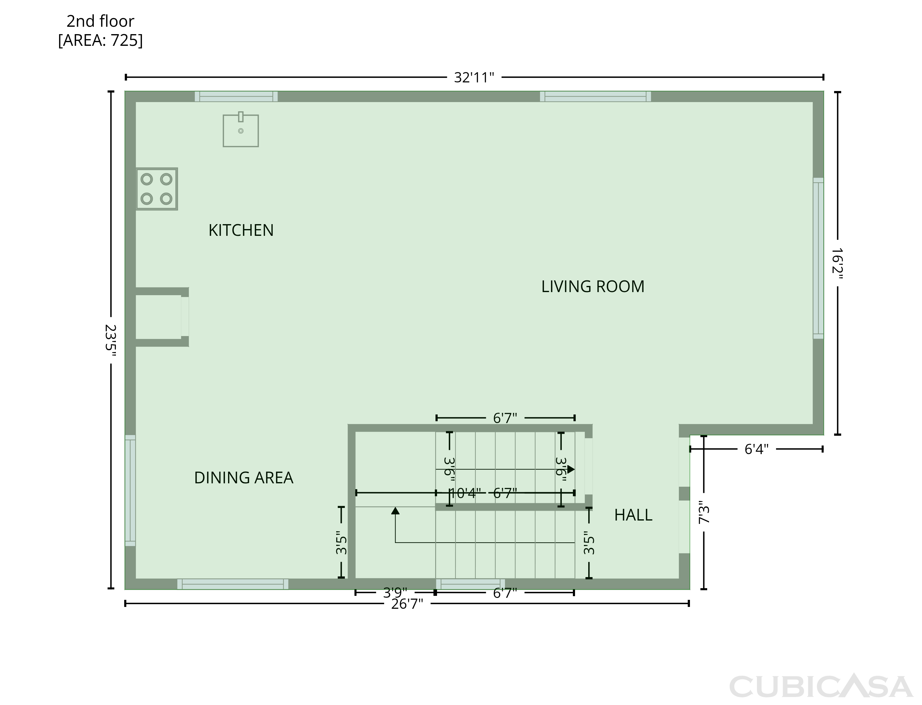 Second Floor of 17 Lakeview Dr, Key Largo, FL