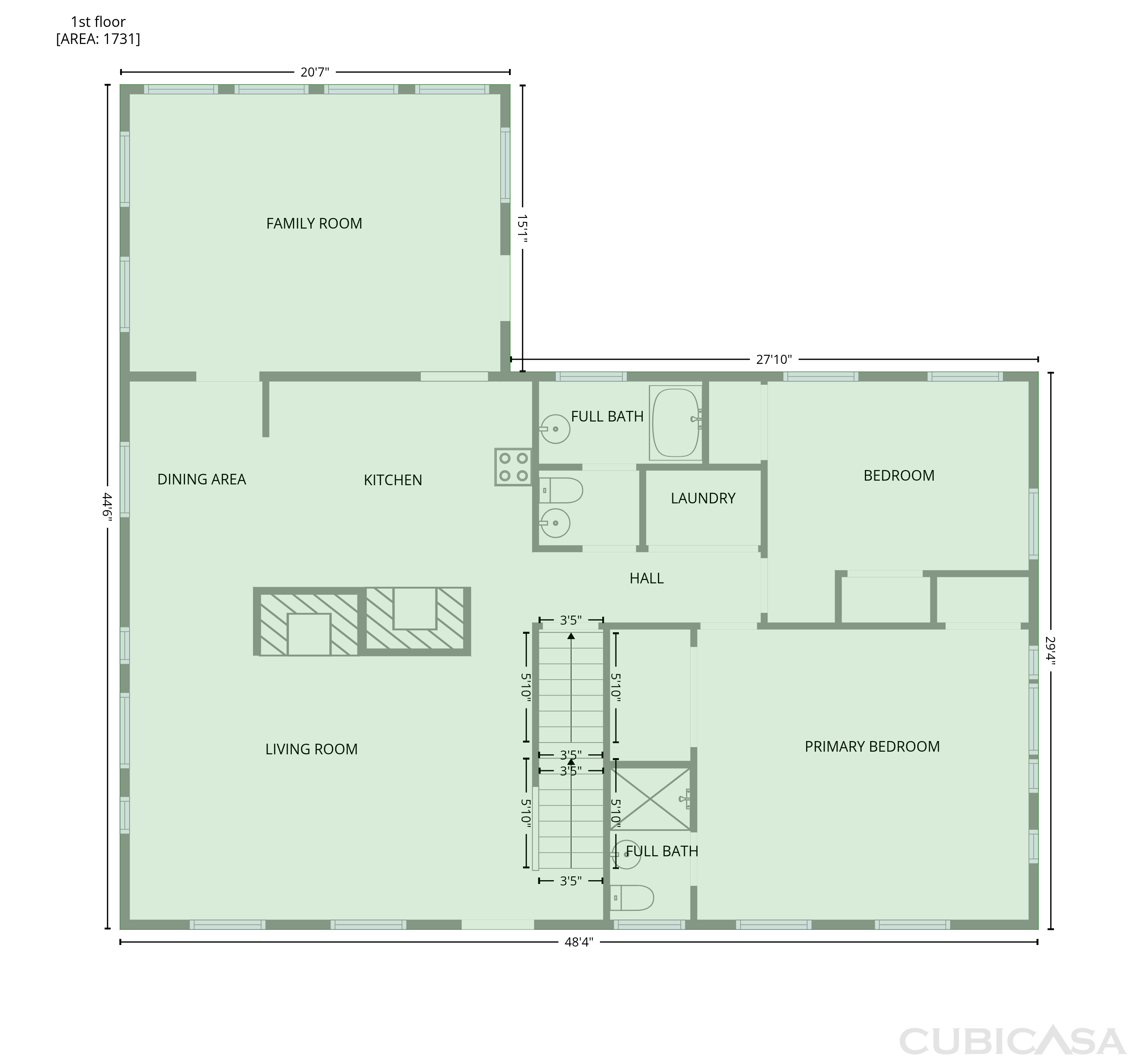 Second Floor of 706 Crescent Dr, Cherryville, NC