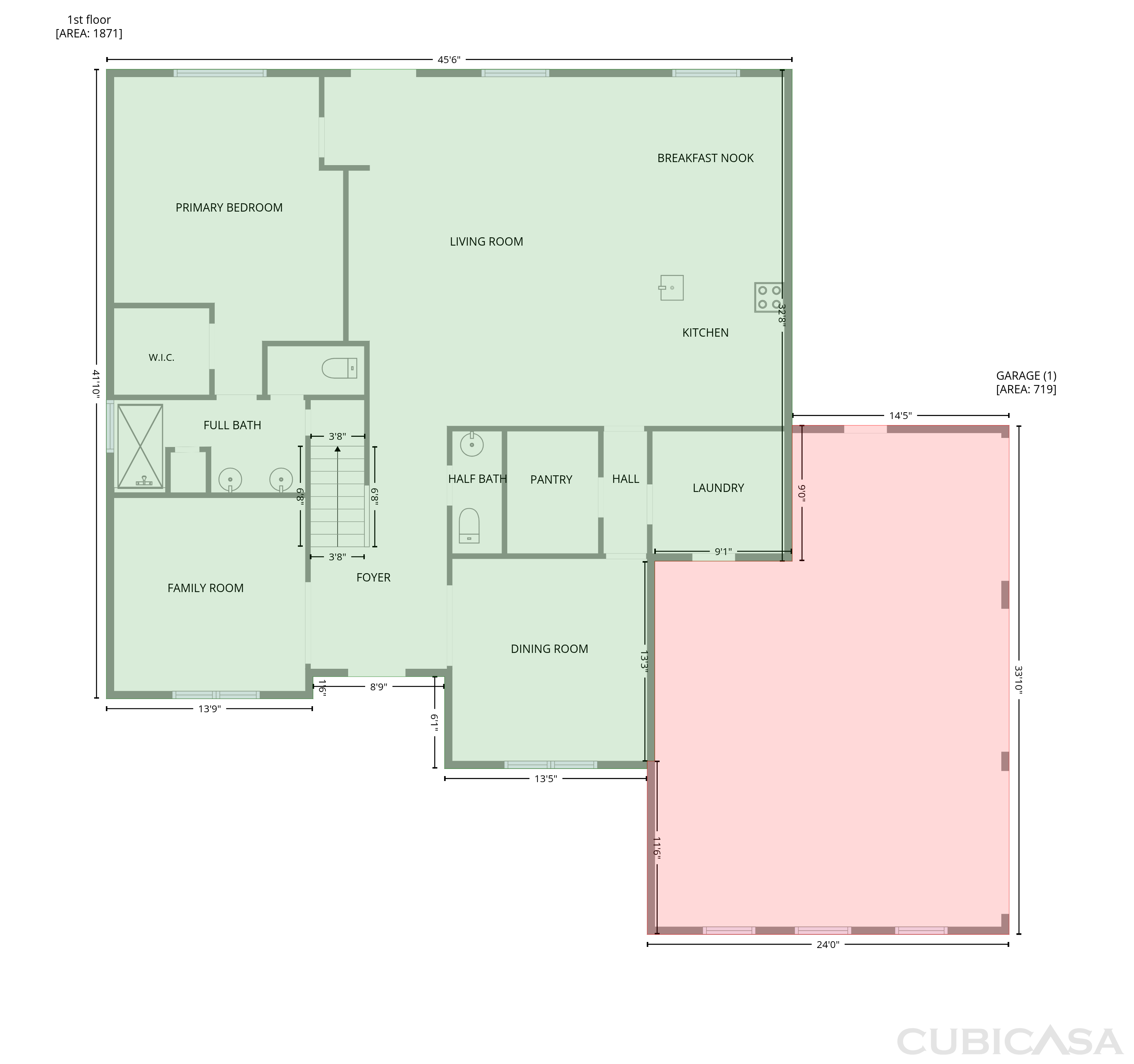 Main Floor of 8580 Cedar Creek Ln, Greenville, TX