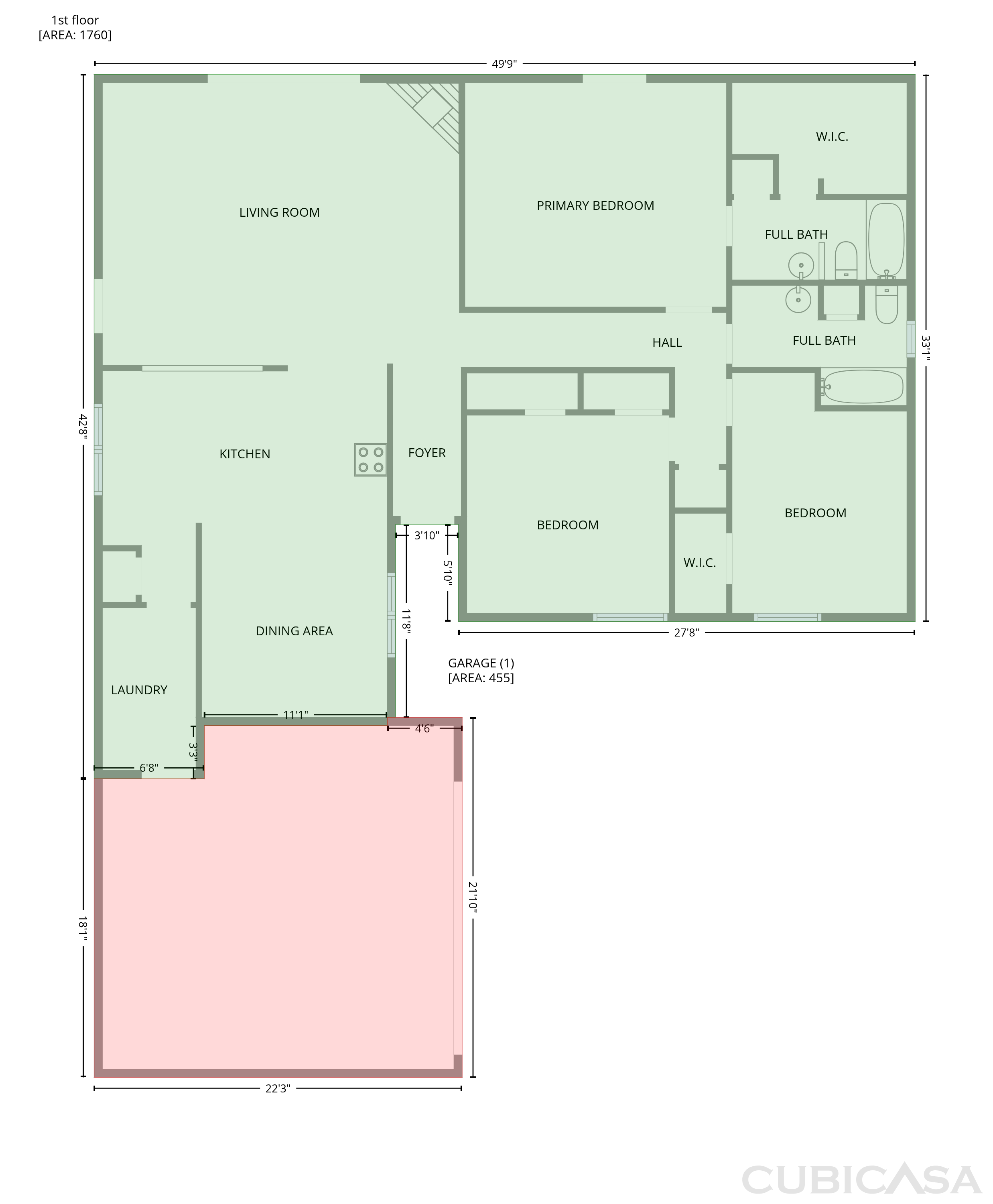 Main Floor of 17014 Fid Ct, Crosby, TX