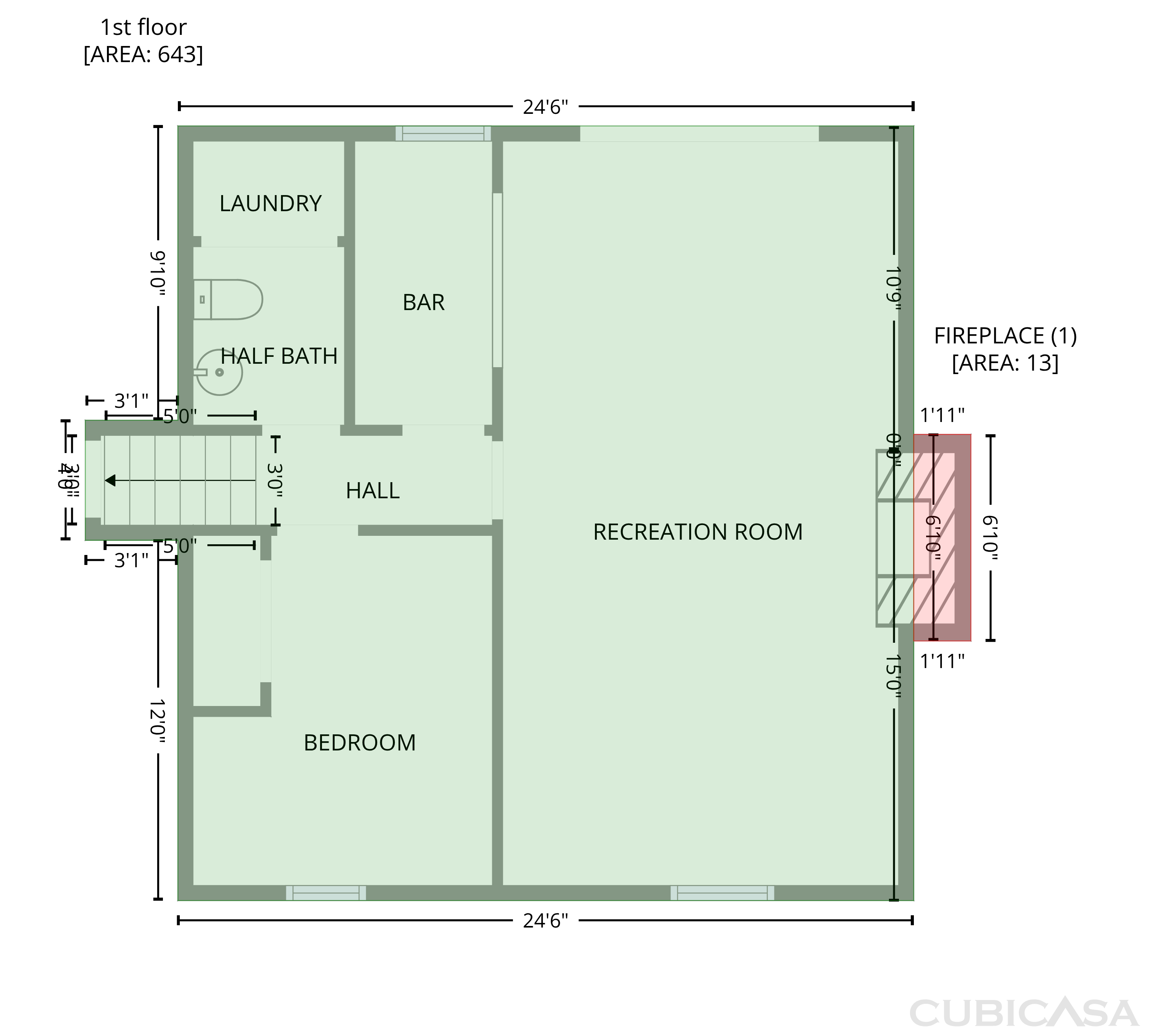 Main Floor of 7700 Meadowdale Ln, Charlotte, NC