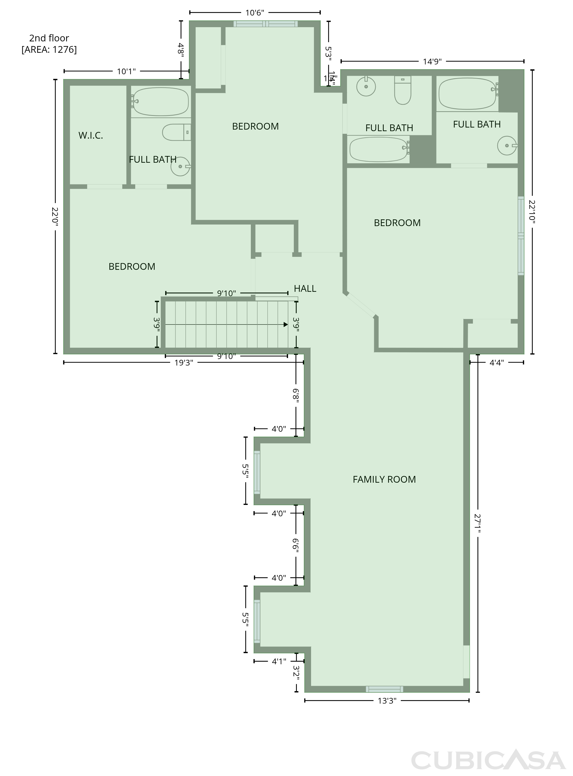 Second Floor of 1901 Parrish Dr, Columbia, SC