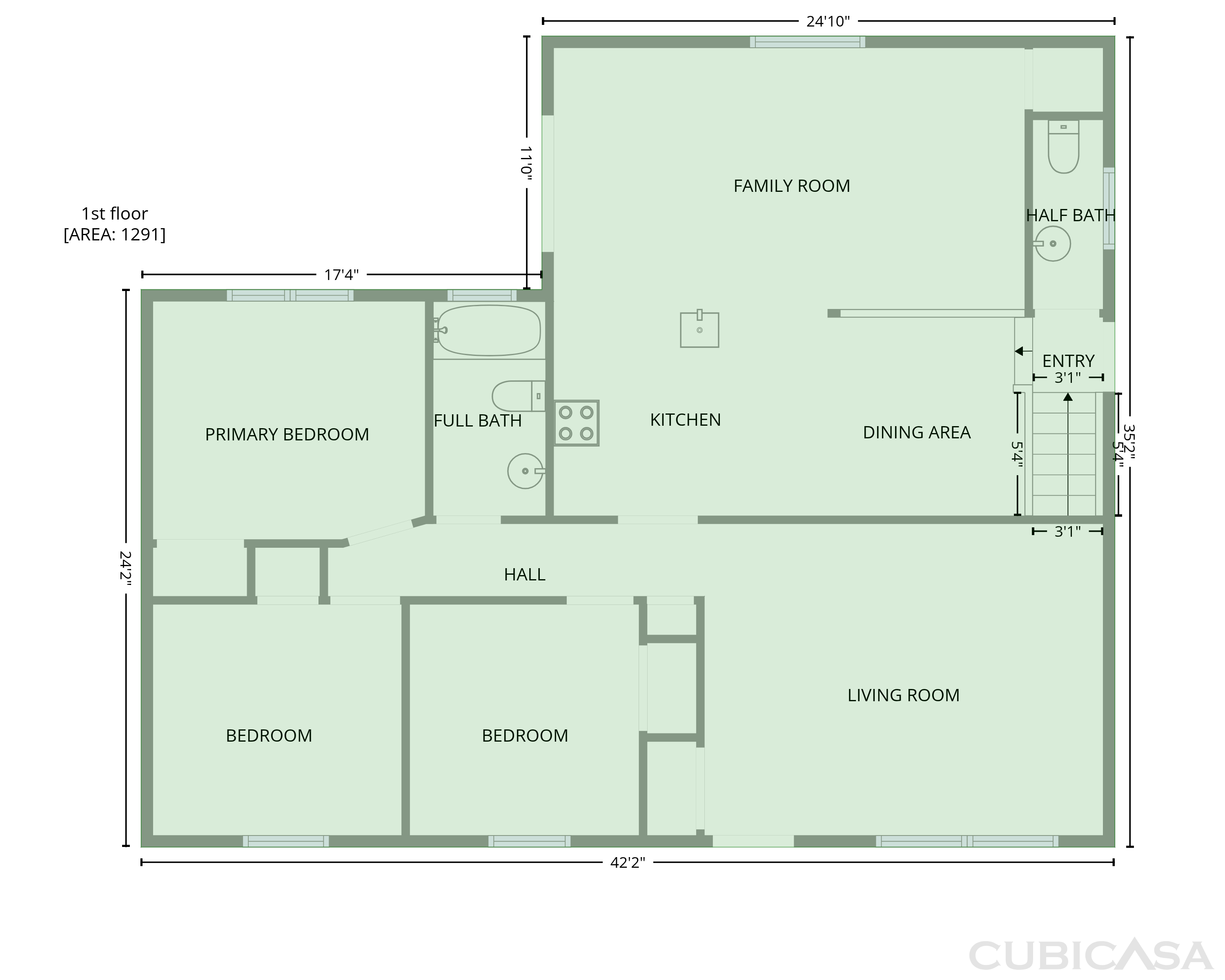 Second Floor of 42195 Fairview Dr, Canton, MI