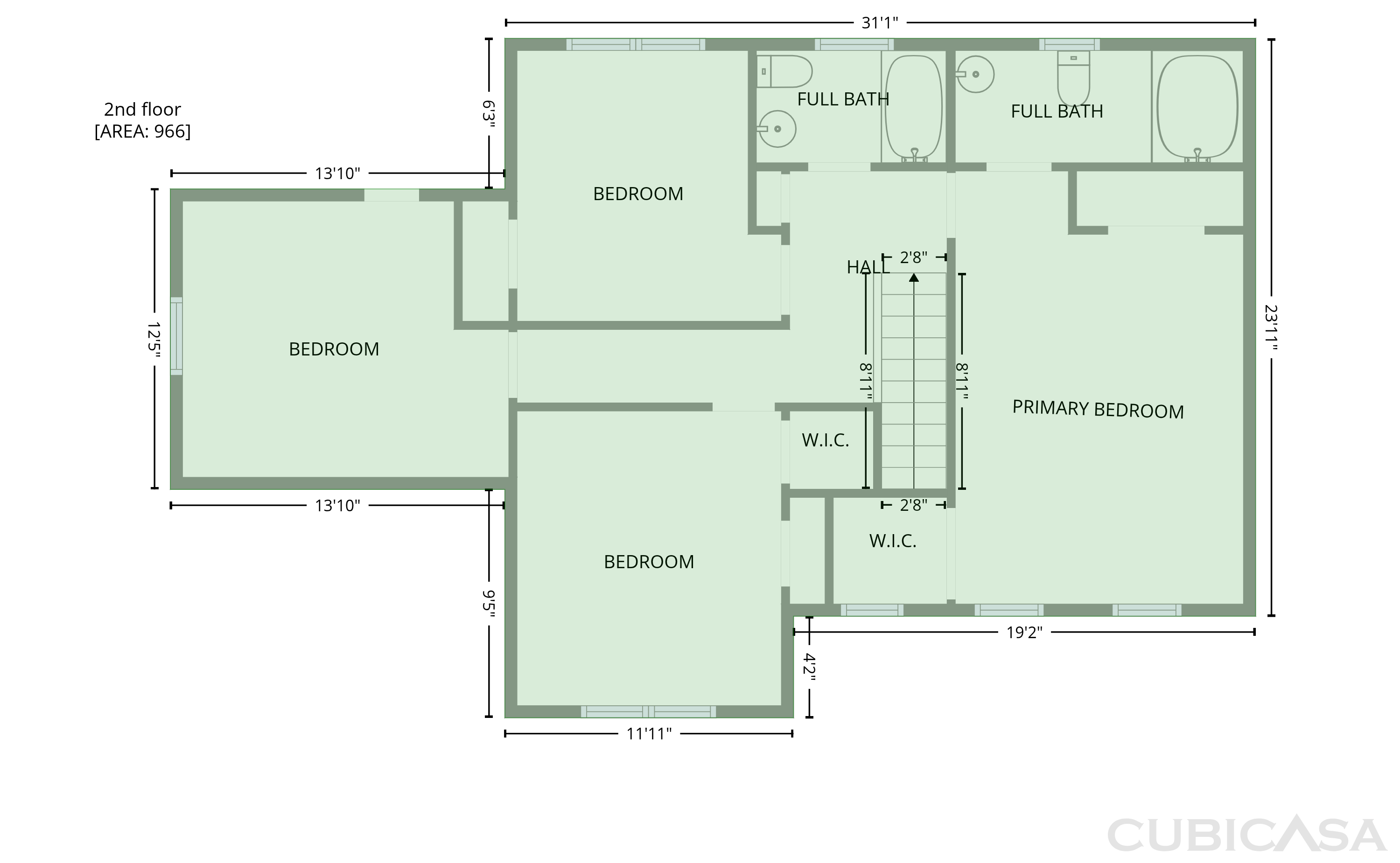 Second Floor of 135 Brookgreen Ct, Kernersville, NC