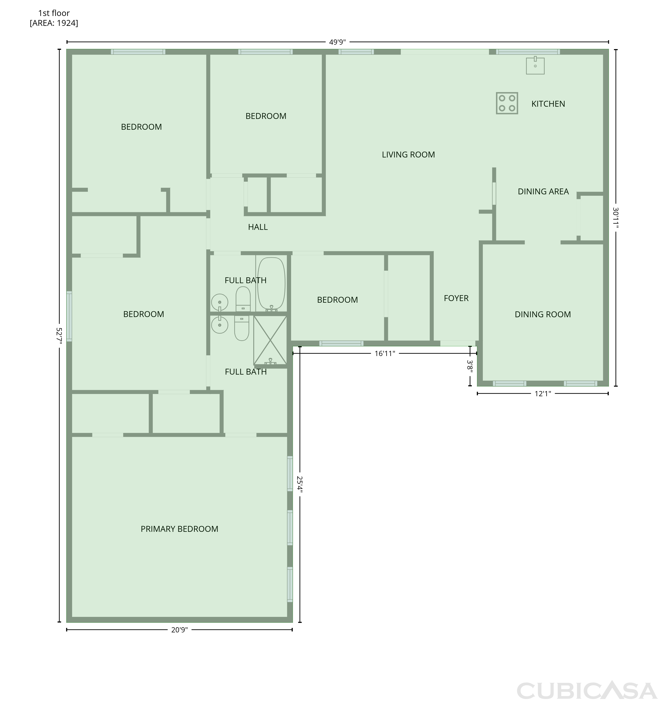 Main Floor of 414 Meadowhill Dr, Garland, TX