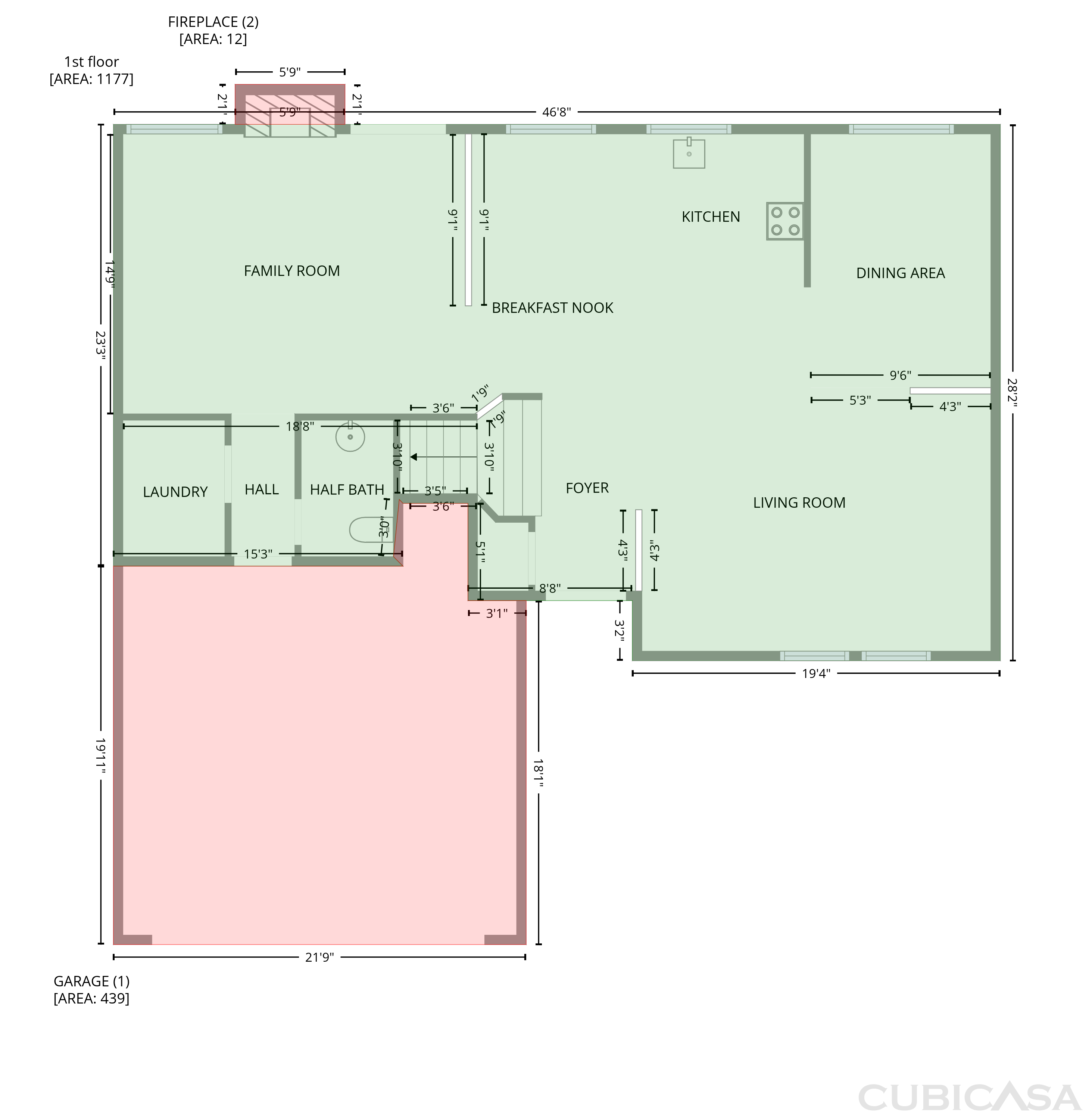 Main Floor of 7724 Benbrook, San Antonio, TX