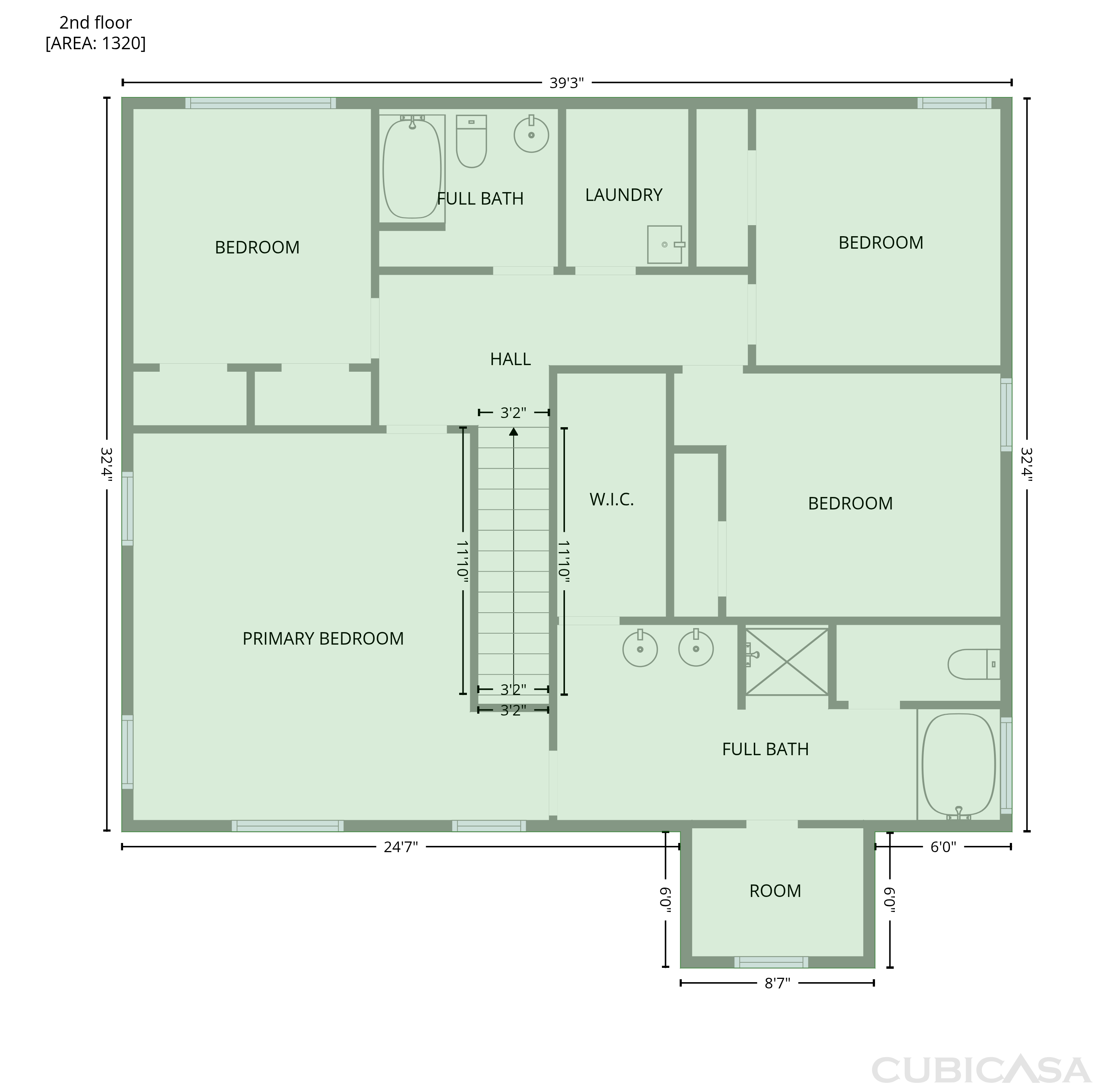 Second Floor of 605 Tugaloo Rd, Travelers Rest, SC