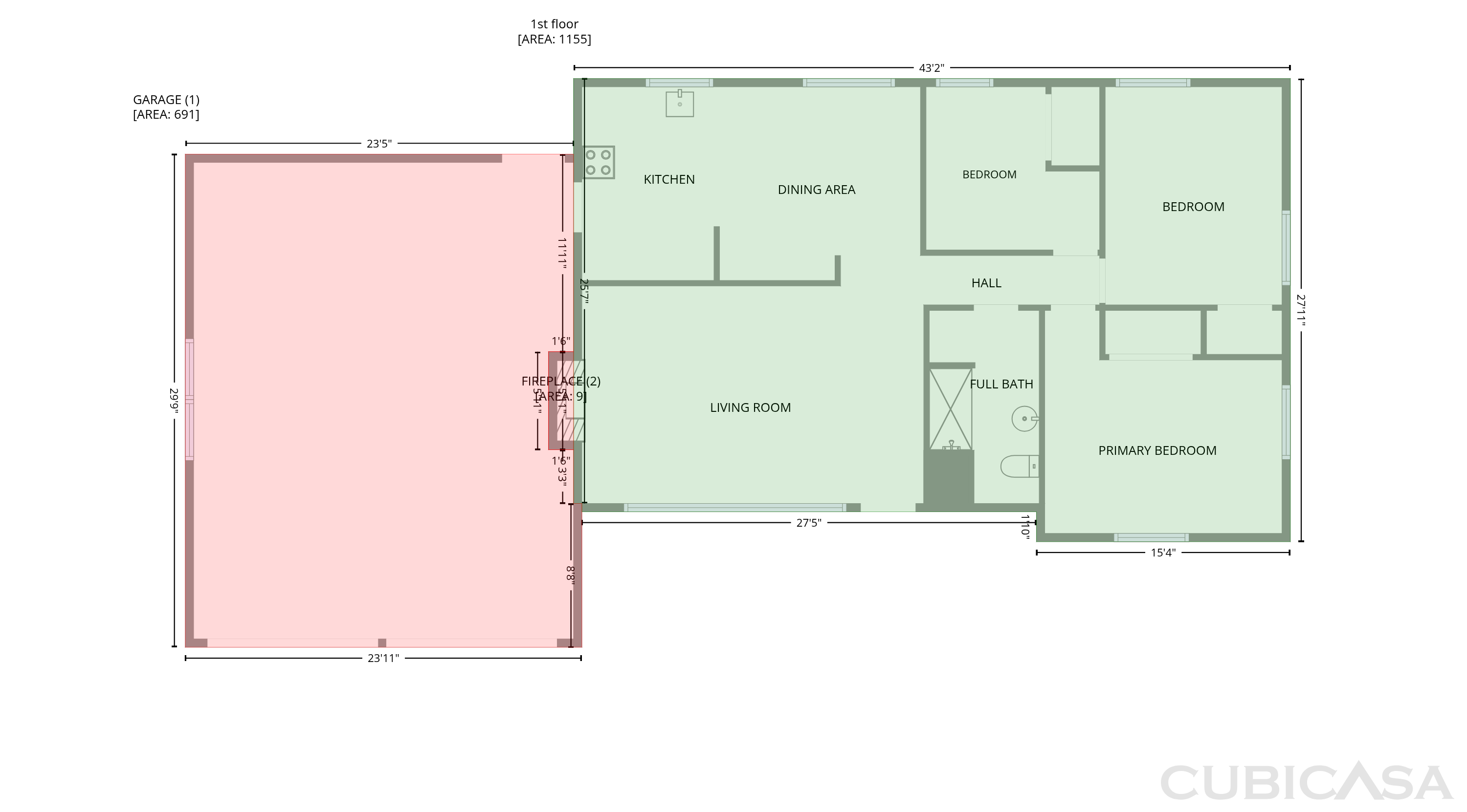 Main Floor of 300 E Mayfair Ln, Hartford City, IN