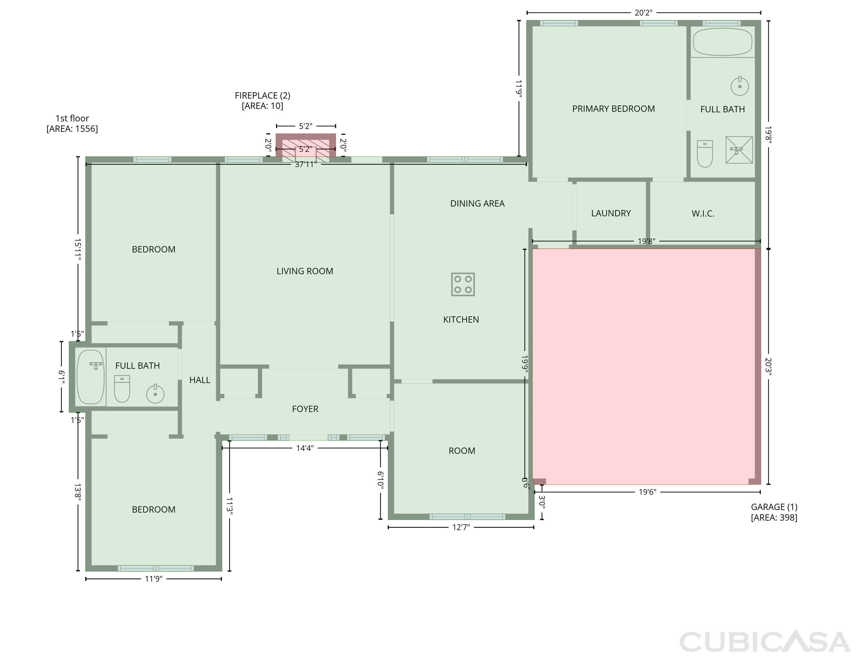 Main Floor of 7446 Salmon Ln, Ooltewah, TN