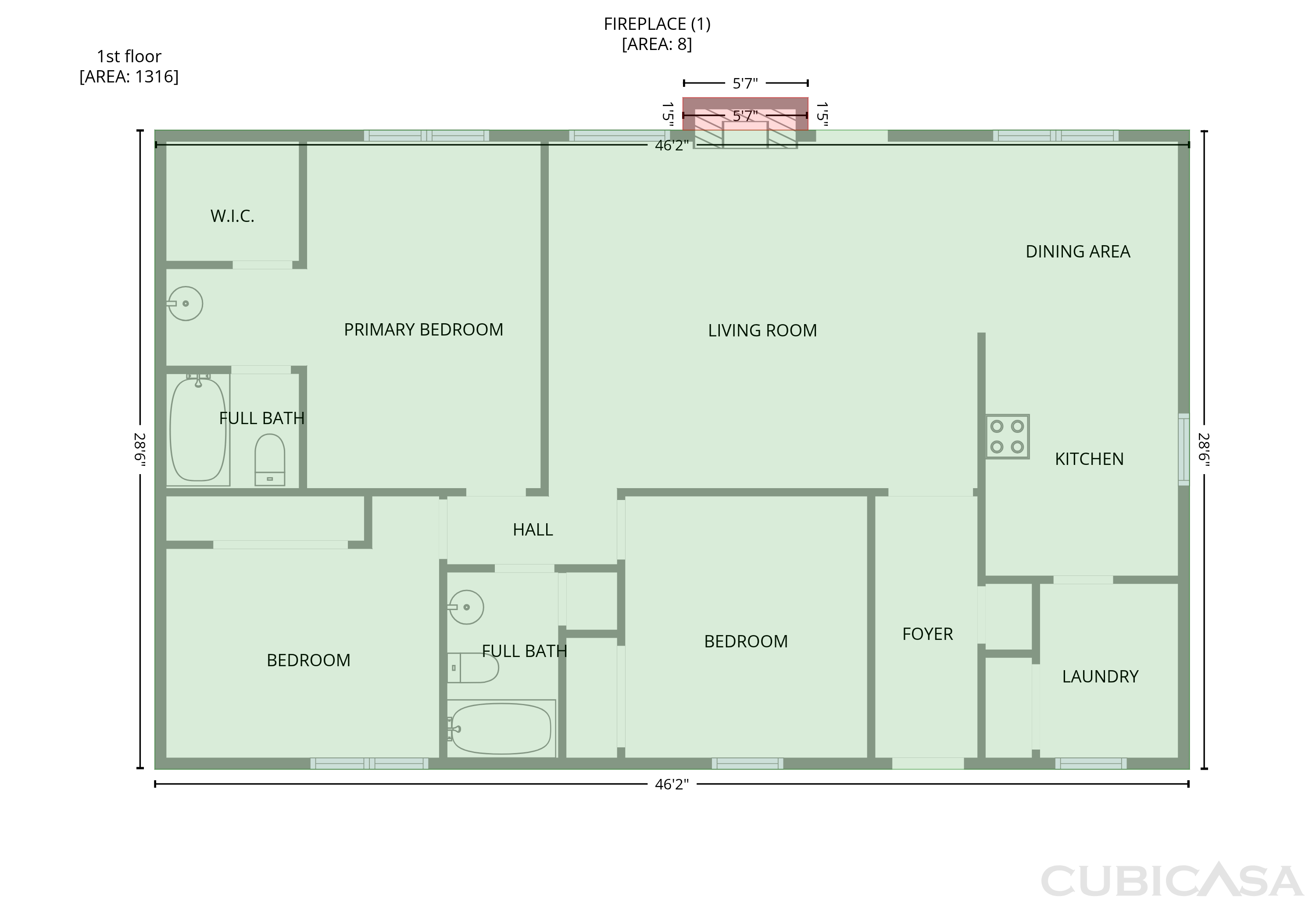 Main Floor of 207 Pen Lou Ct, Angier, NC