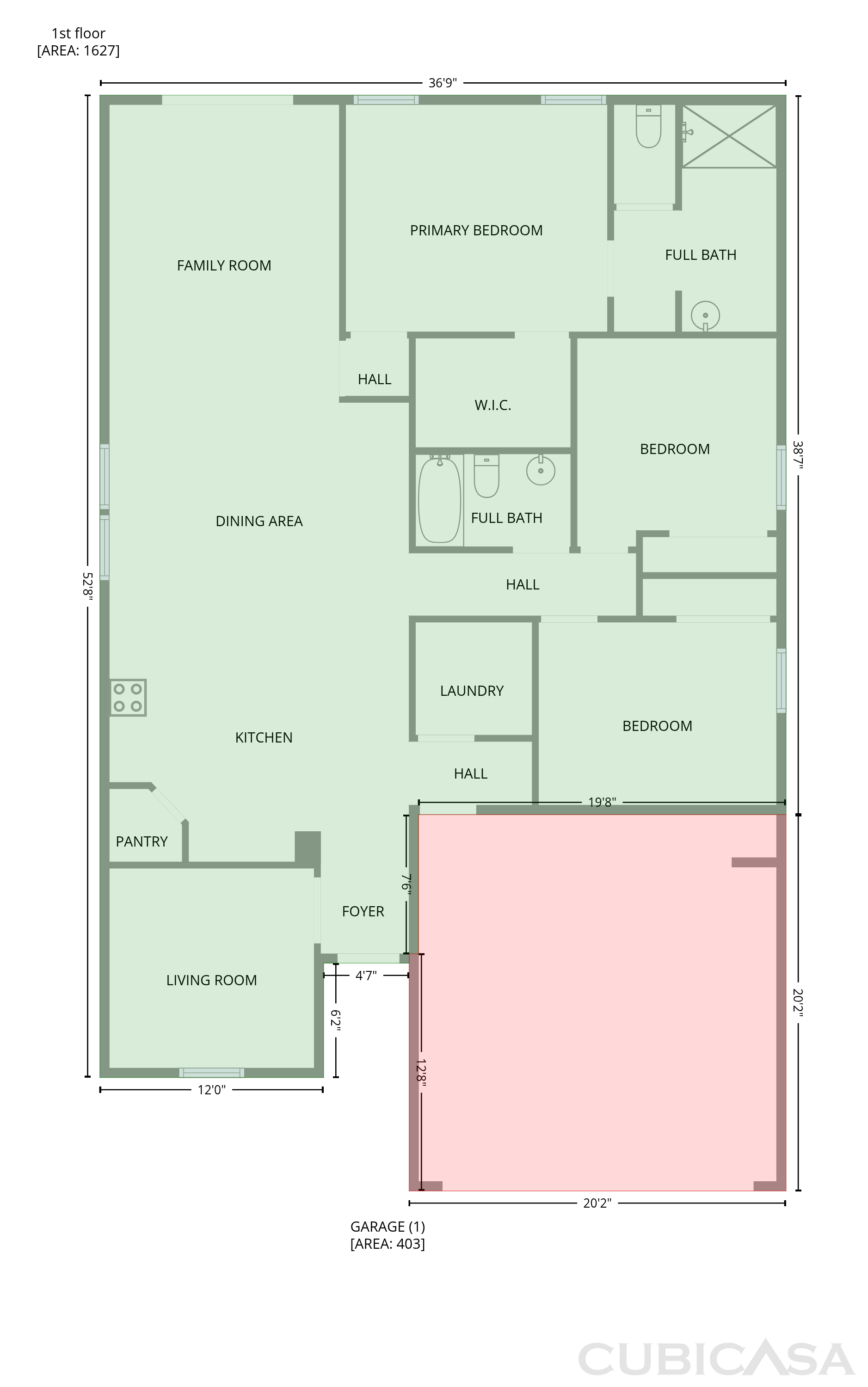 Main Floor of 868 Teton St, Haines City, FL