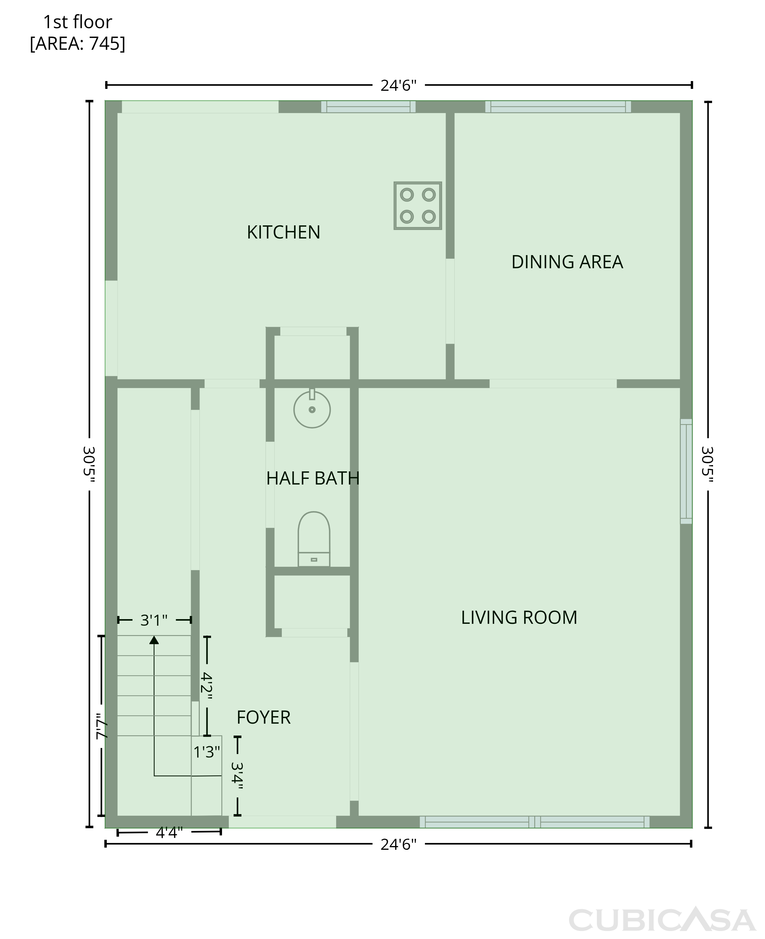 Main Floor of 104 Valley Glen Dr, Morrisville, NC