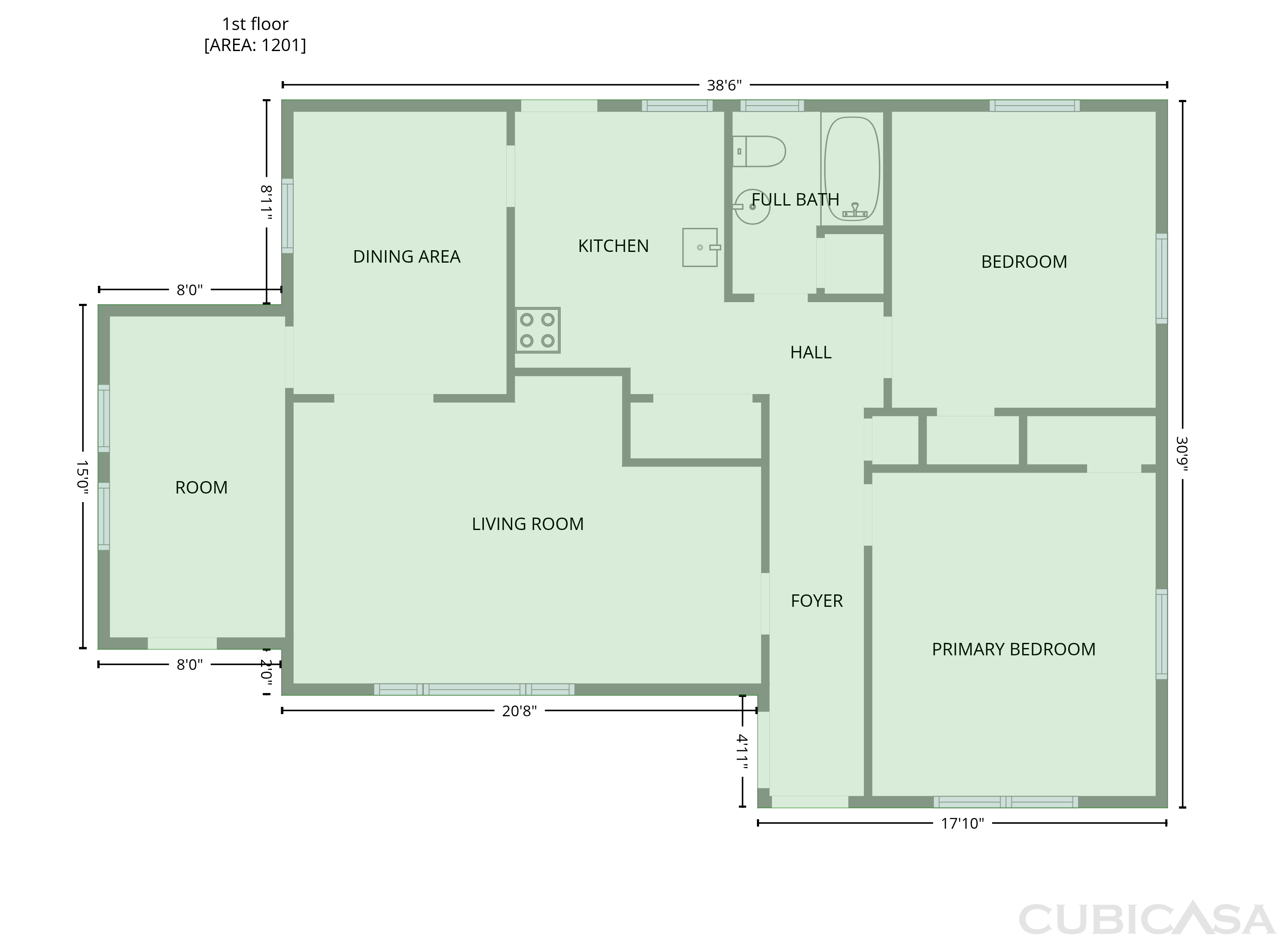Main Floor of 1125 Old Spartanburg Hwy, Lyman, SC