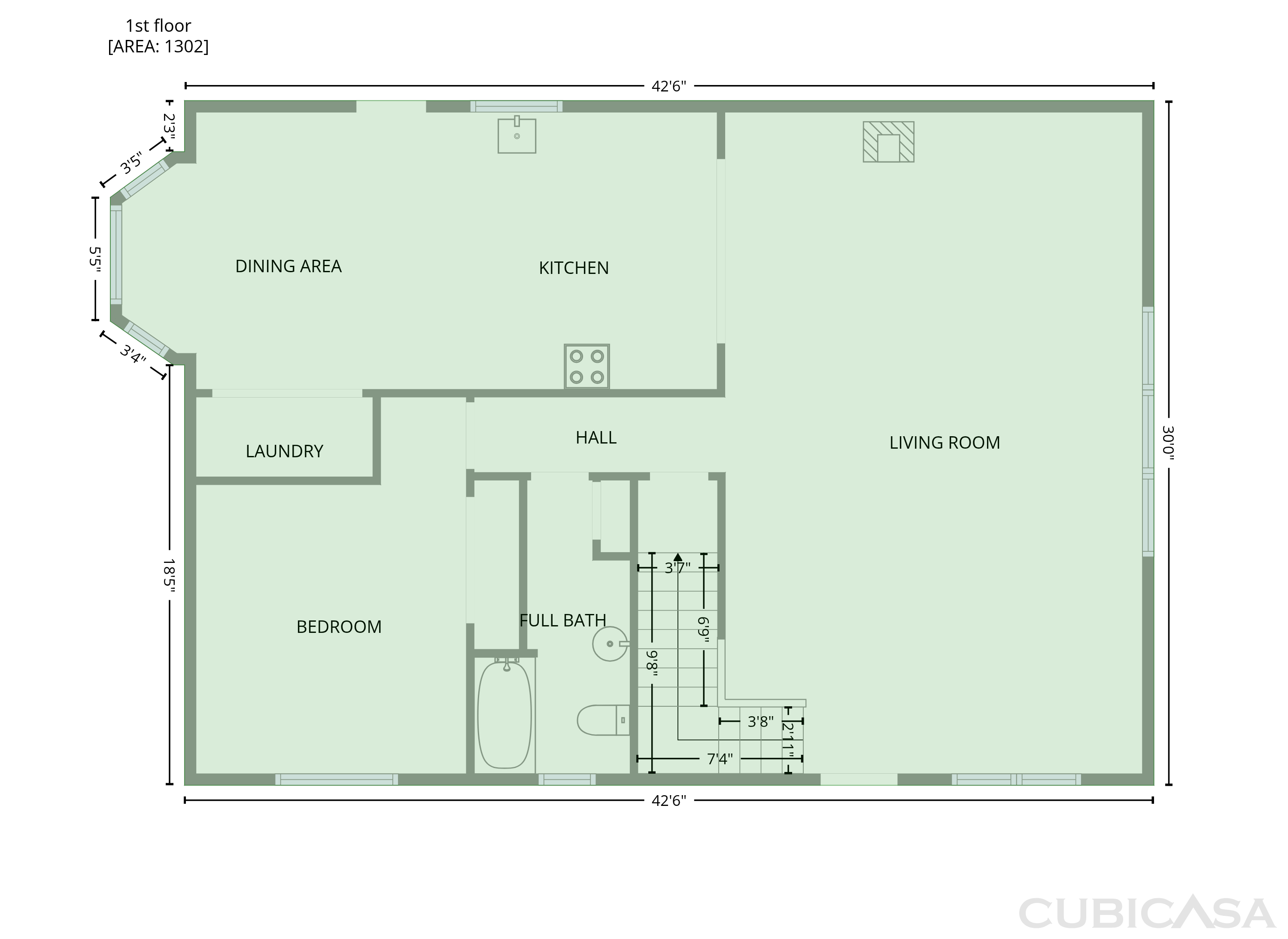 Main Floor of 3802 Claude Brewer Rd, Loganville, GA
